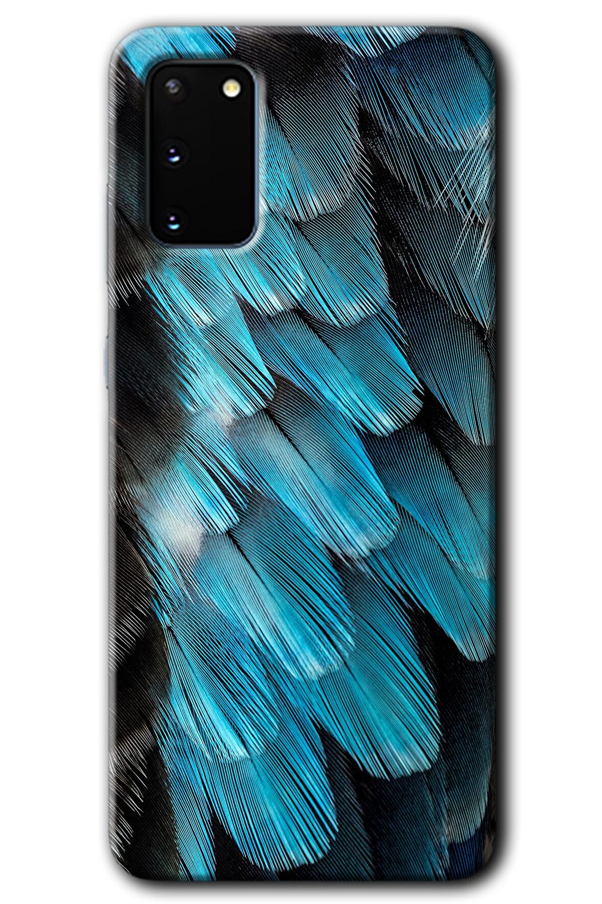 Galaxy S20 Kılıf HD Desen Baskılı Arka Kapak - 9D Tüyler 