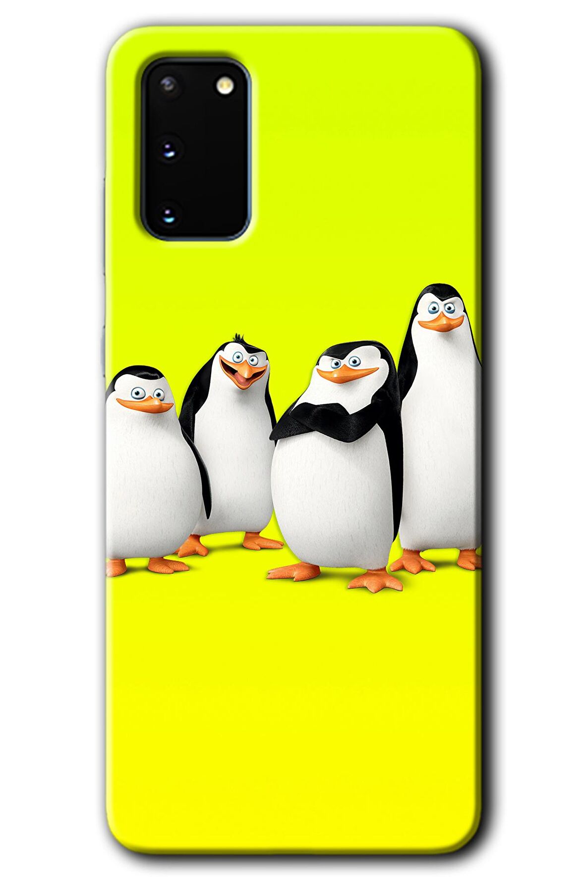 Galaxy S20 Kılıf HD Desen Baskılı Arka Kapak - Penguenler 