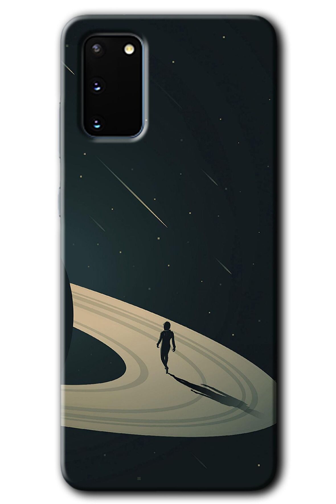 Galaxy S20 Kılıf HD Desen Baskılı Arka Kapak - Space Planet 
