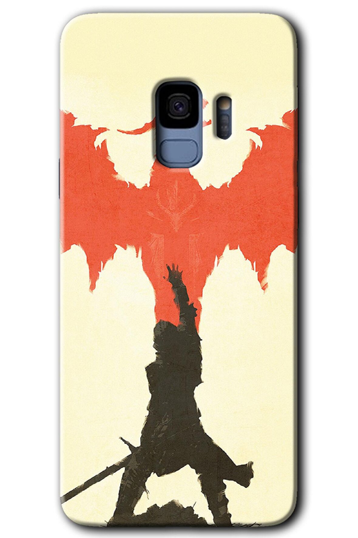 Galaxy S9 Kılıf HD Desen Baskılı Arka Kapak - Dragon Hunter 1 