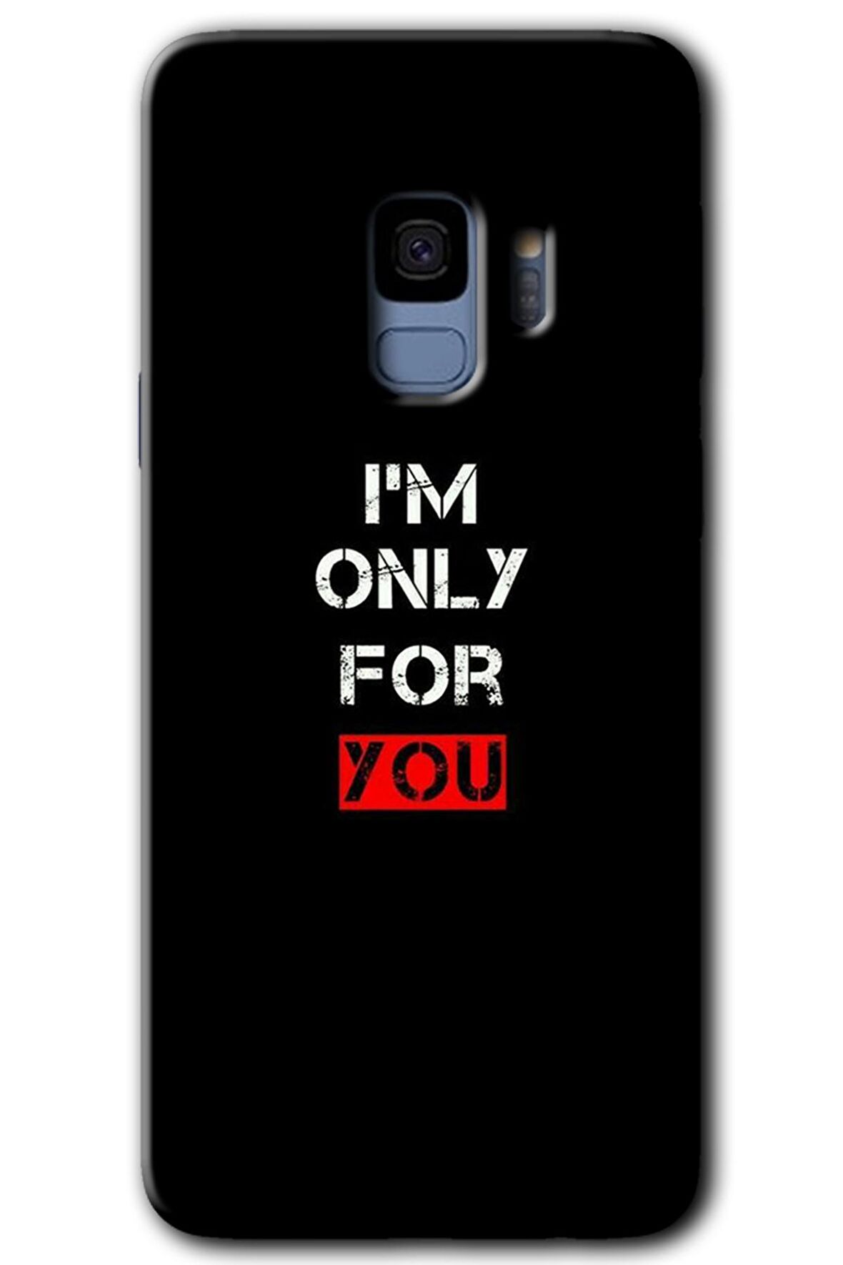Galaxy S9 Kılıf HD Desen Baskılı Arka Kapak - For You 