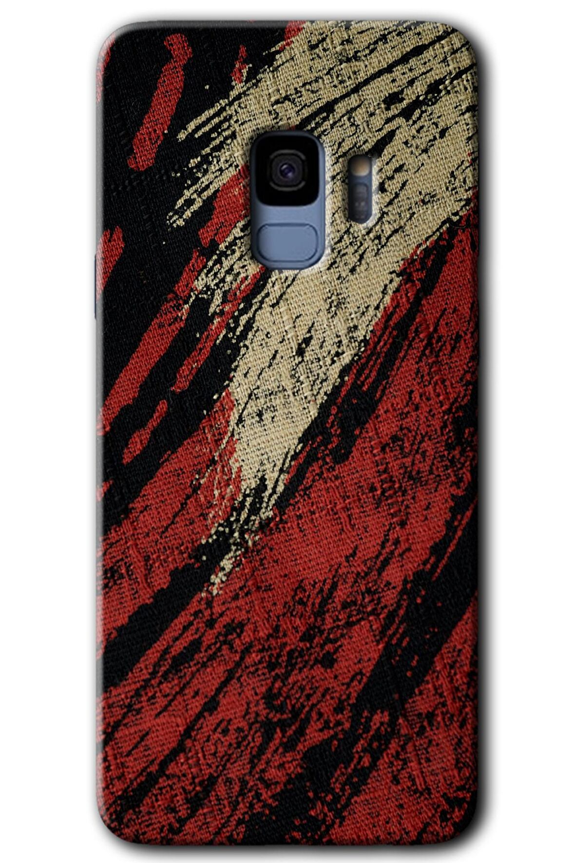 Galaxy S9 Kılıf HD Desen Baskılı Arka Kapak - Kumaş Deseni 6 