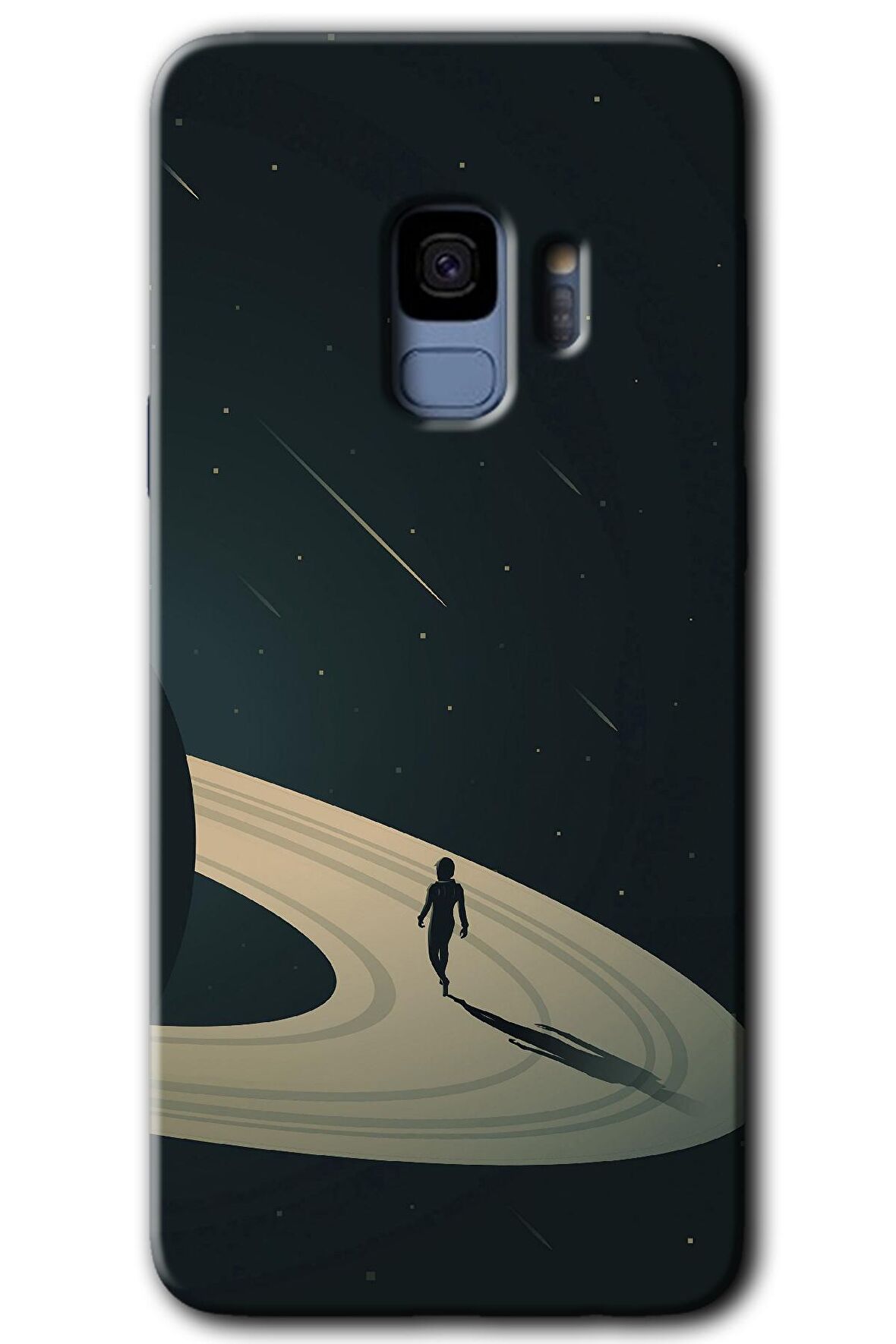 Galaxy S9 Kılıf HD Desen Baskılı Arka Kapak - Space Planet 