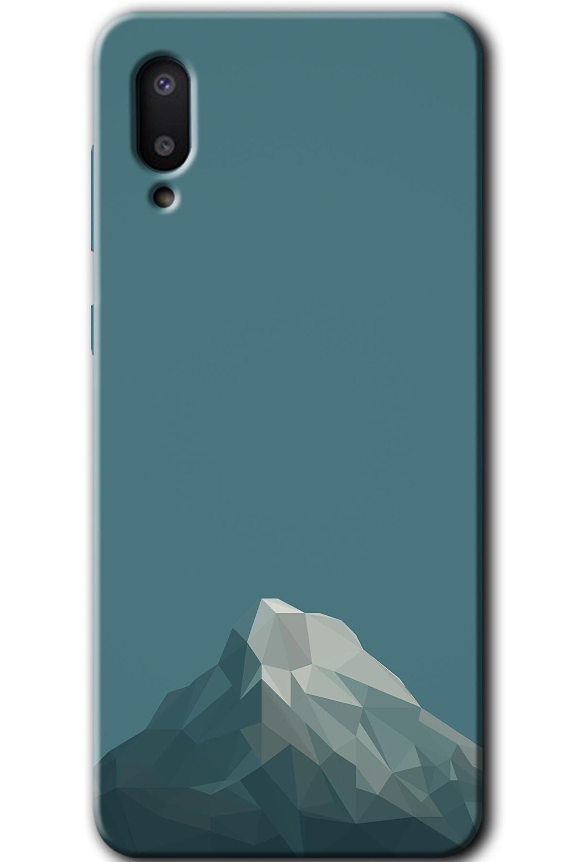Galaxy A02 Kılıf HD Desen Baskılı Arka Kapak - Alone Mountain 