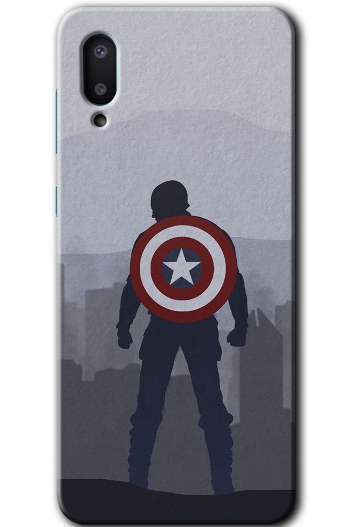 Galaxy A02 Kılıf HD Desen Baskılı Arka Kapak - Captain Avenger 