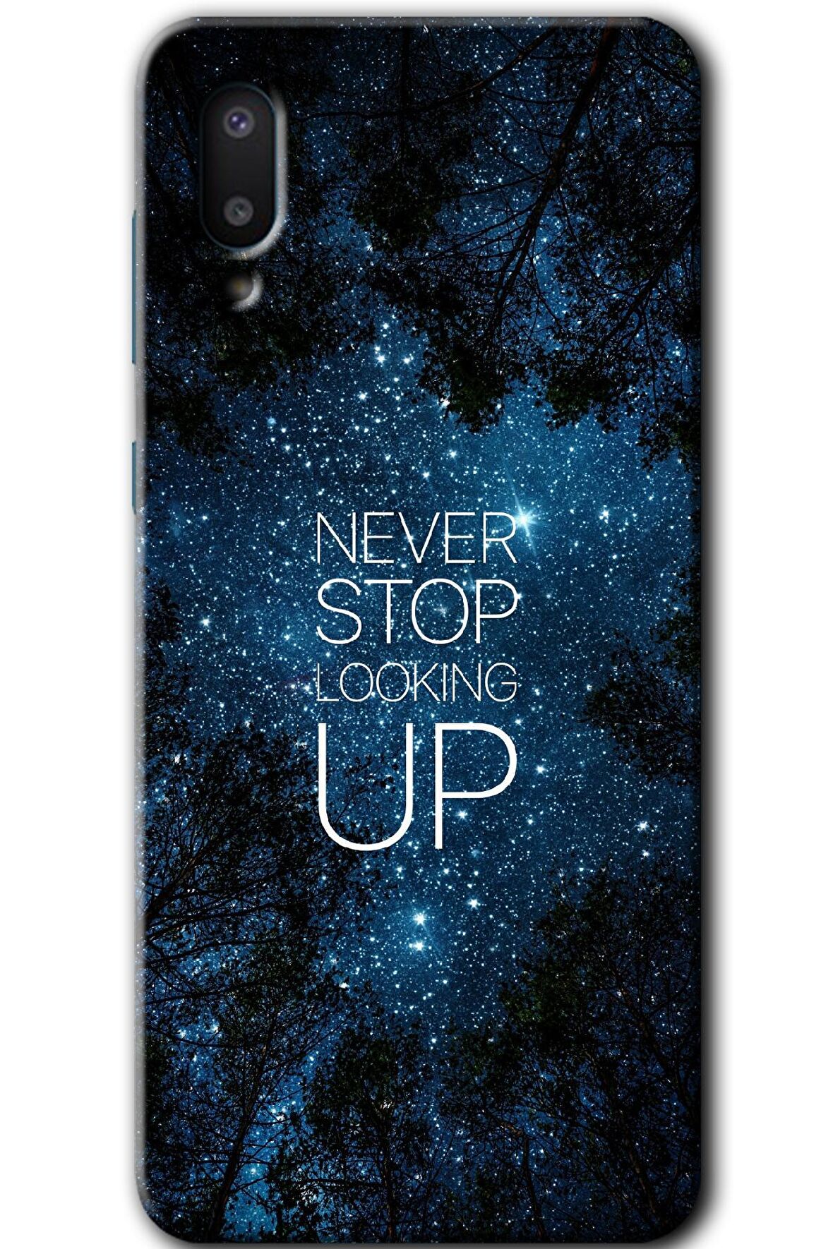 Galaxy A02 Kılıf HD Desen Baskılı Arka Kapak - Stars Wallpaper 