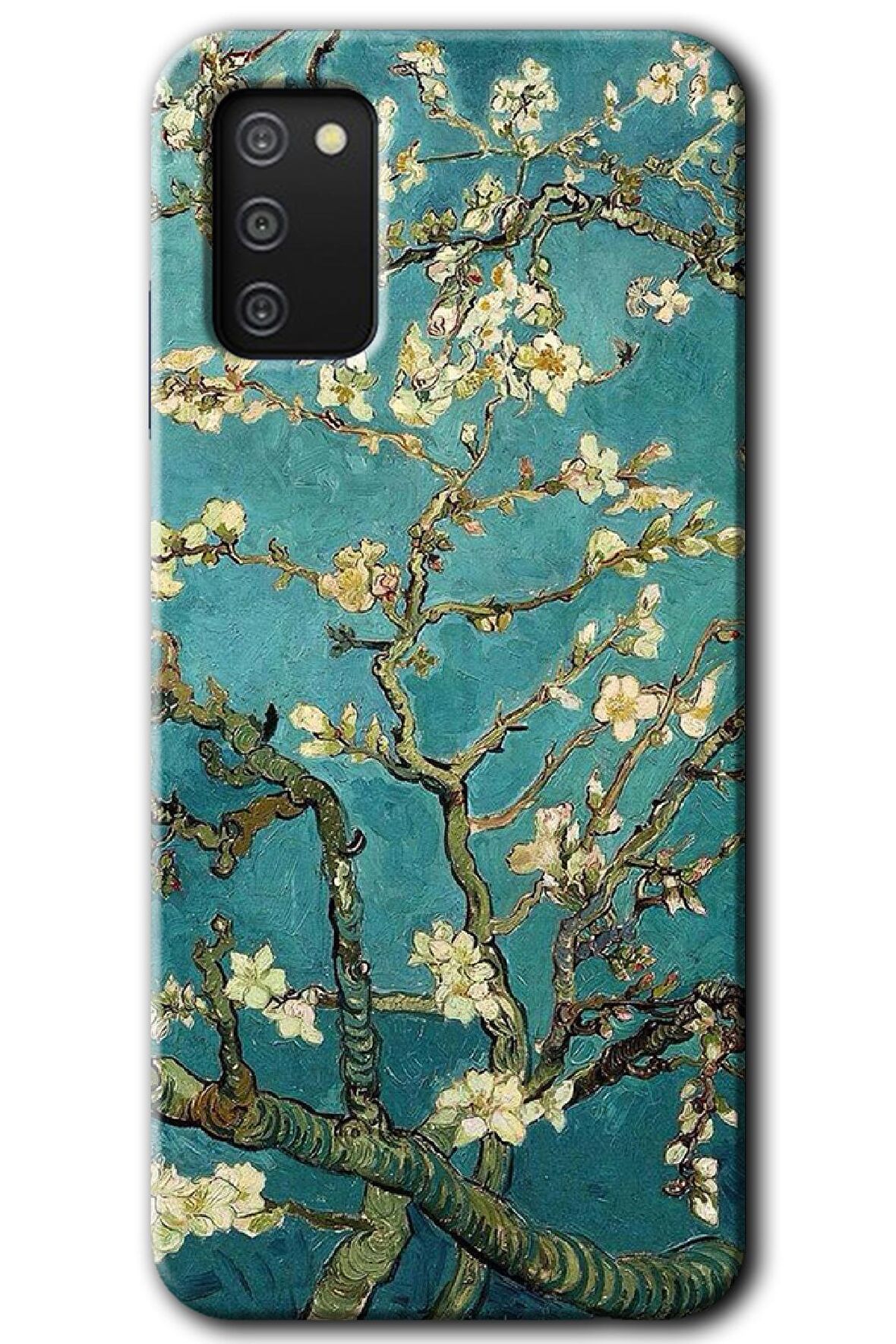 Galaxy A02s Kılıf HD Desen Baskılı Arka Kapak - Almond Blossom 