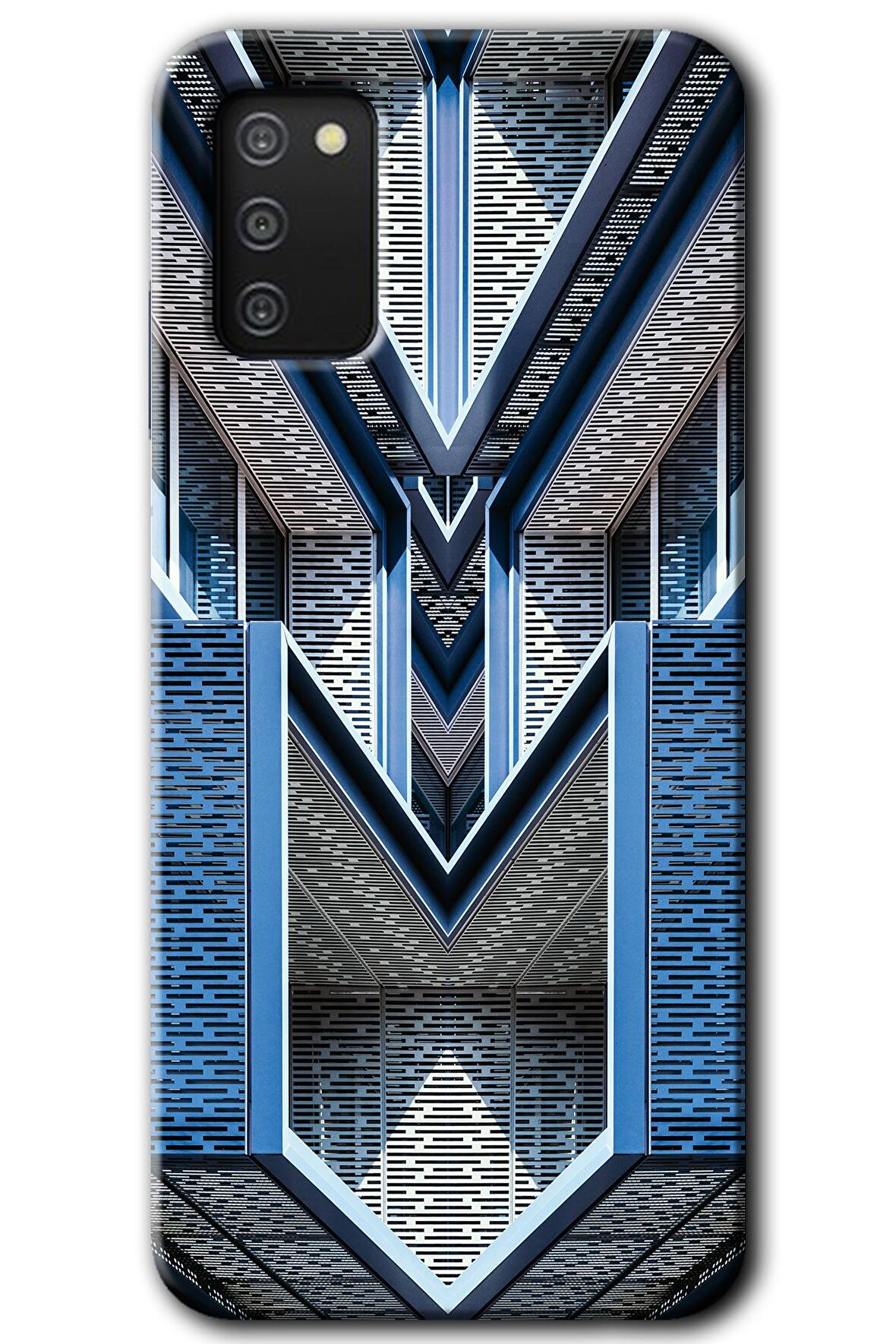 Galaxy A02s Kılıf HD Desen Baskılı Arka Kapak - Retro Building 