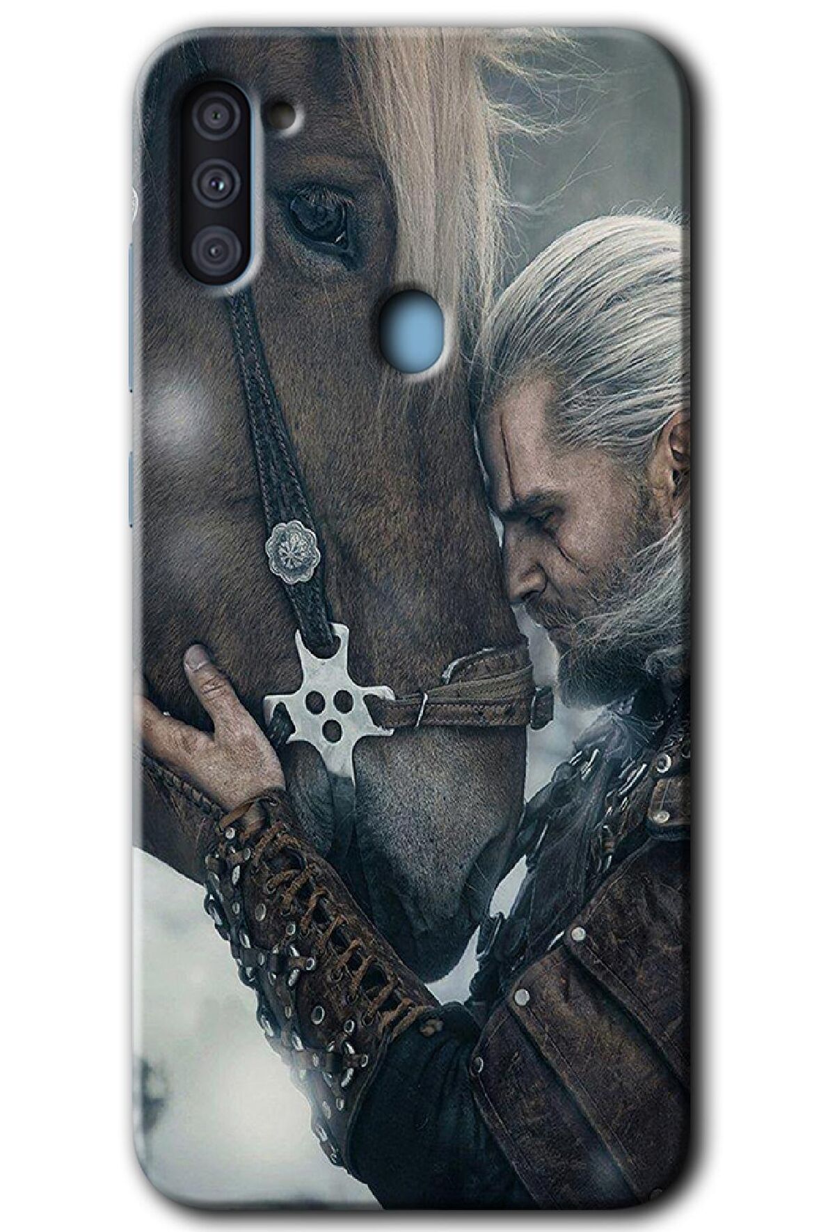 Galaxy A11 Kılıf HD Desen Baskılı Arka Kapak - Kadim Dost 
