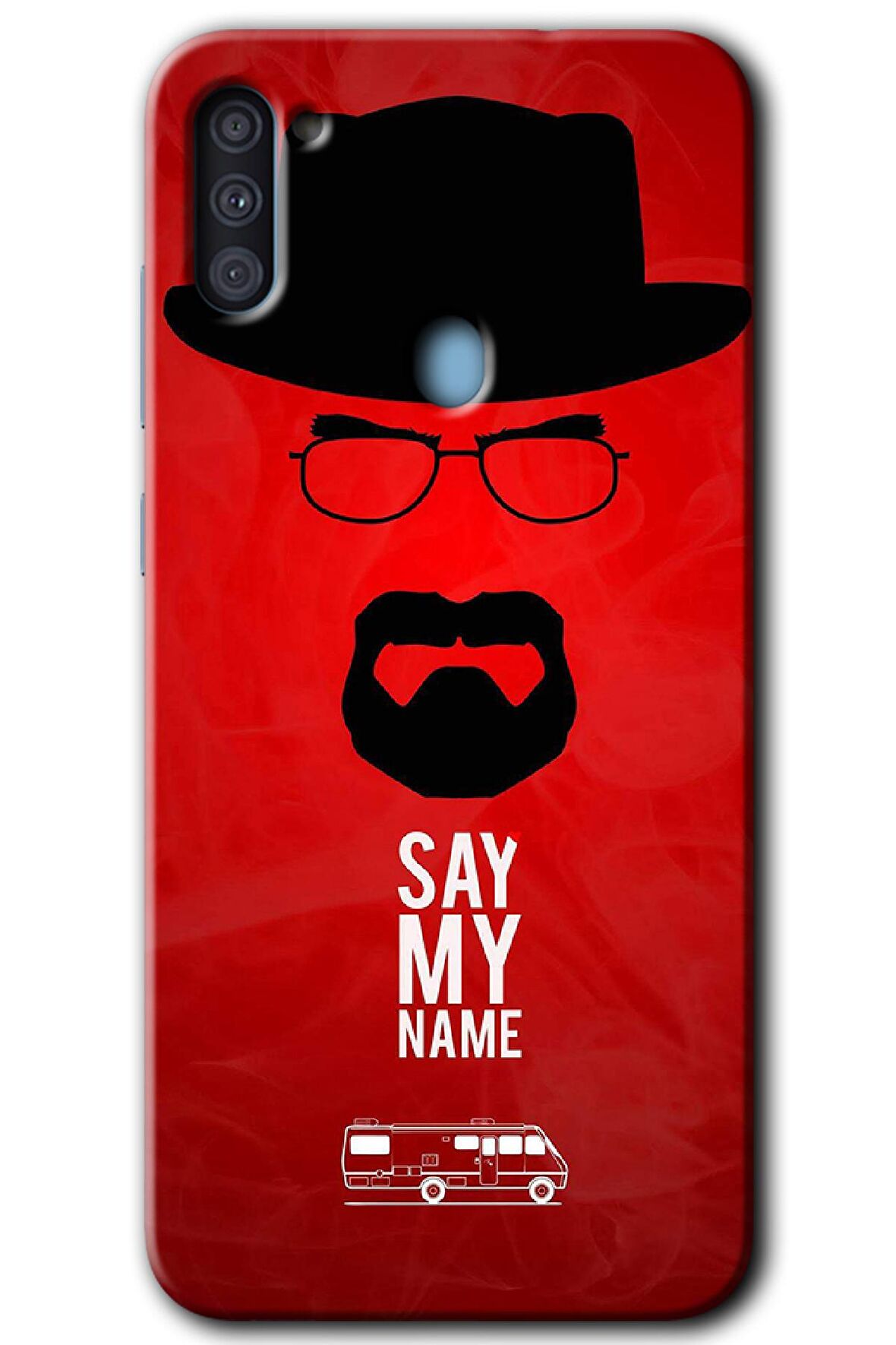 Galaxy A11 Kılıf HD Desen Baskılı Arka Kapak - Say My Name 