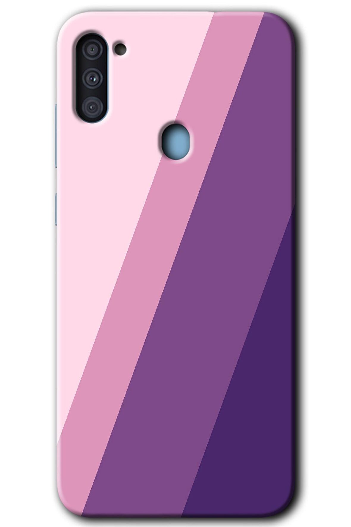 Galaxy A11 Kılıf HD Desen Baskılı Arka Kapak - Oblique 