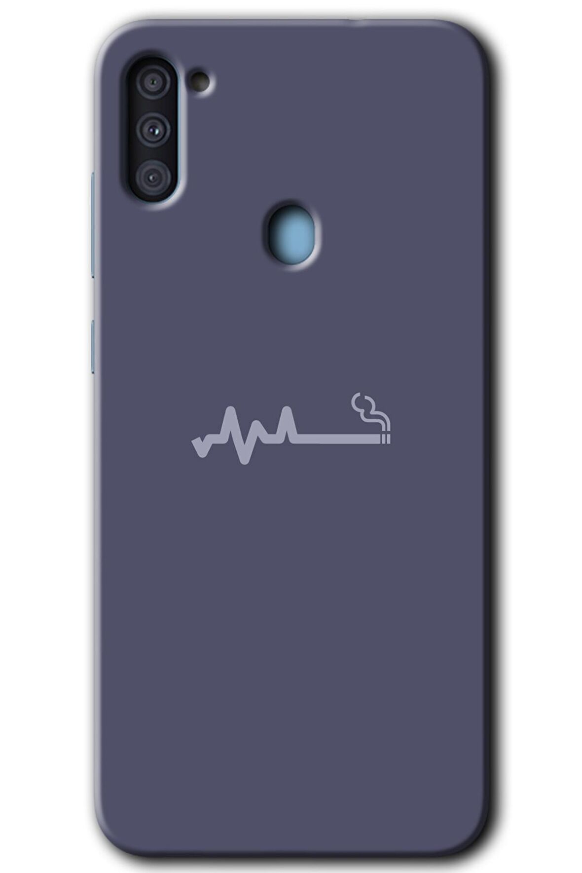 Galaxy A11 Kılıf HD Desen Baskılı Arka Kapak - Sigara Zararlıdır 
