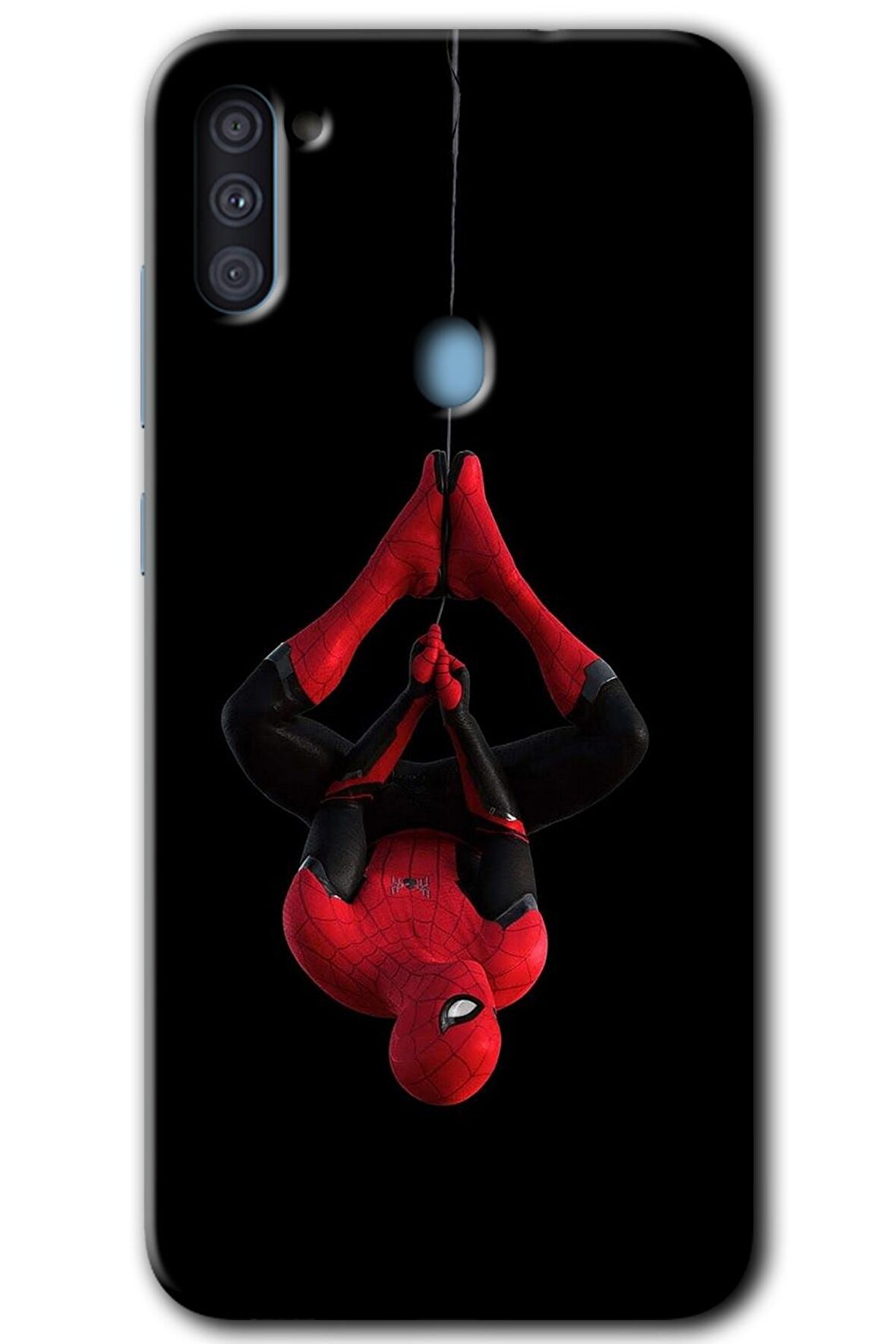 Galaxy A11 Kılıf HD Desen Baskılı Arka Kapak - Örümcek Adam 