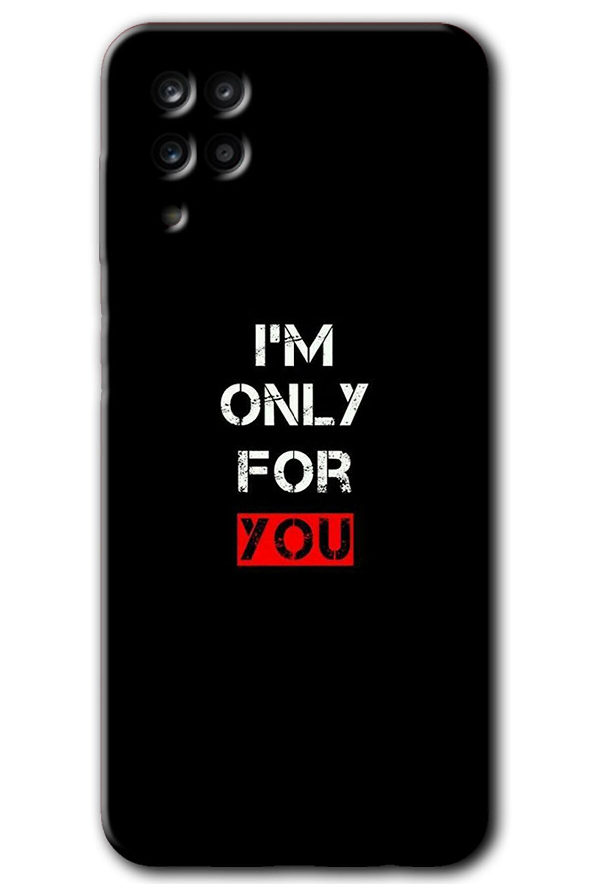 Galaxy A12 Kılıf HD Desen Baskılı Arka Kapak - For You 