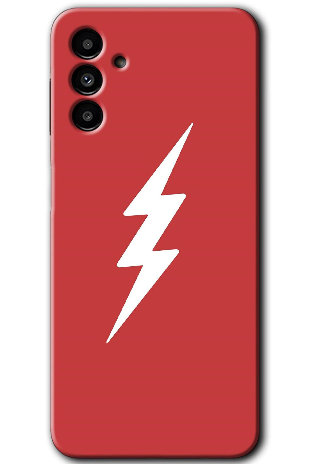 Galaxy A13 5G Kılıf HD Desen Baskılı Arka Kapak - Flash Logo 