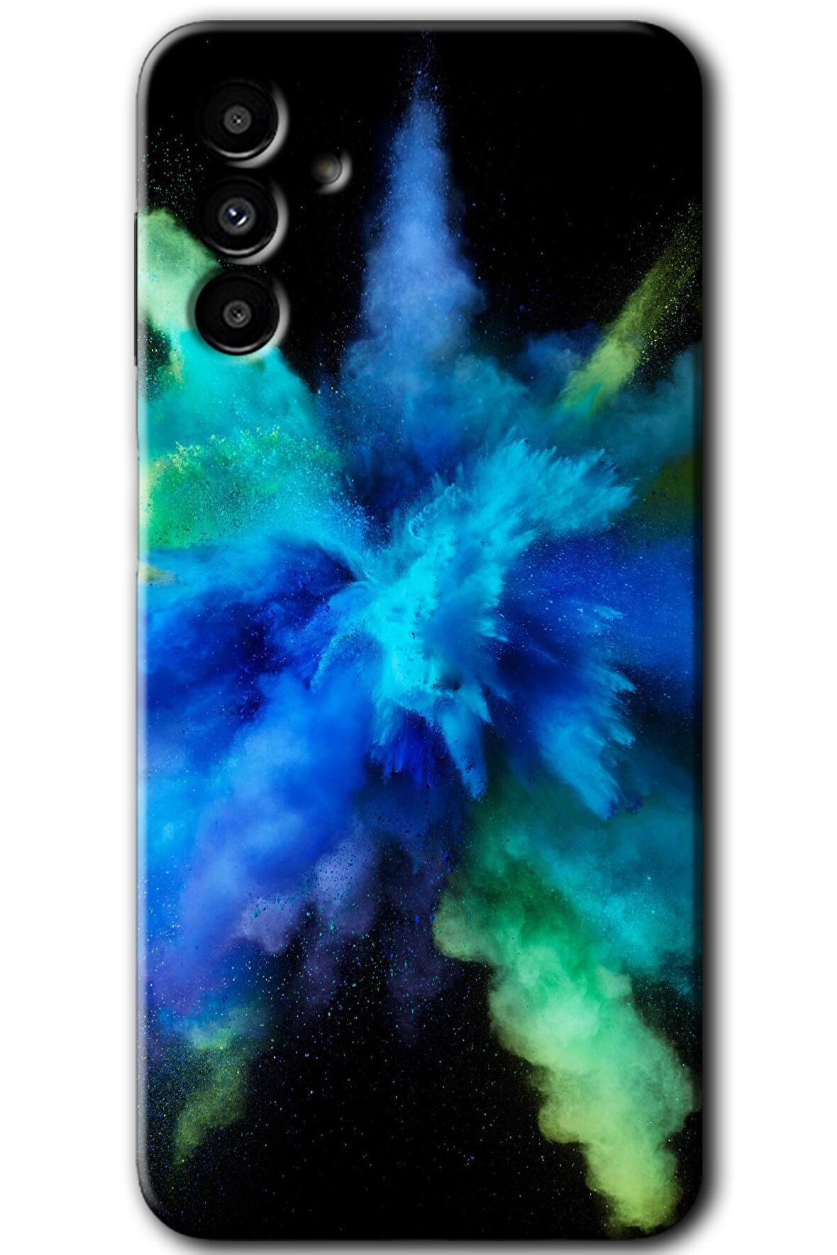 Galaxy A13 5G Kılıf HD Desen Baskılı Arka Kapak - Karışım 1 