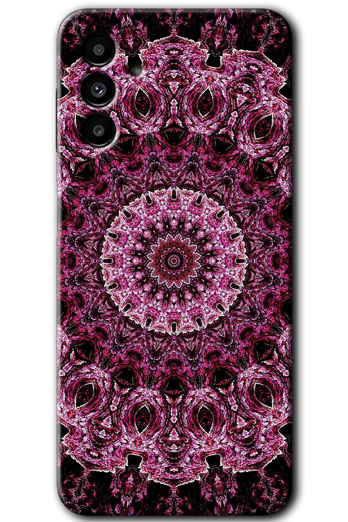 Galaxy A13 5G Kılıf HD Desen Baskılı Arka Kapak - Mandala Patterns Kaleidoscope 