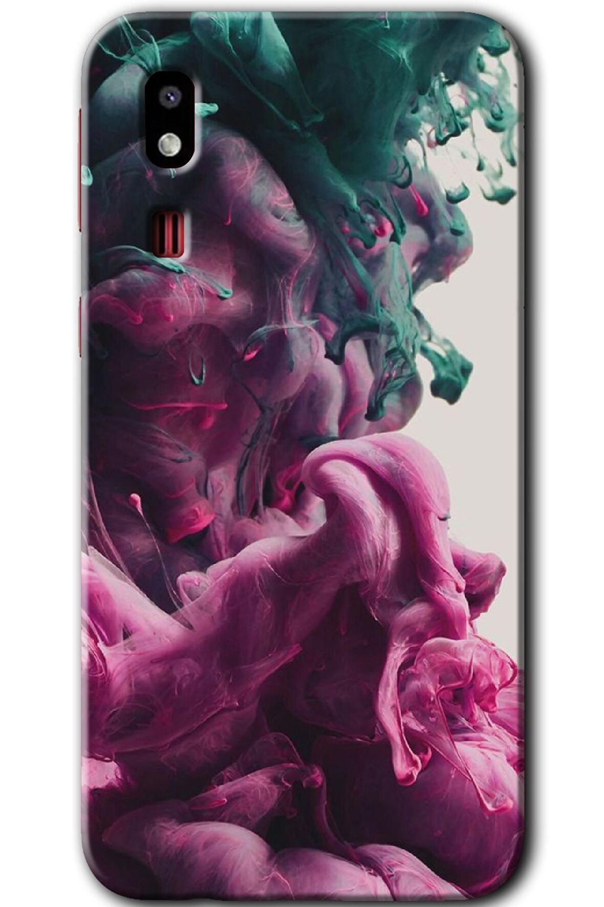 Galaxy A2 Core Kılıf HD Desen Baskılı Arka Kapak - Liquid Cloud 