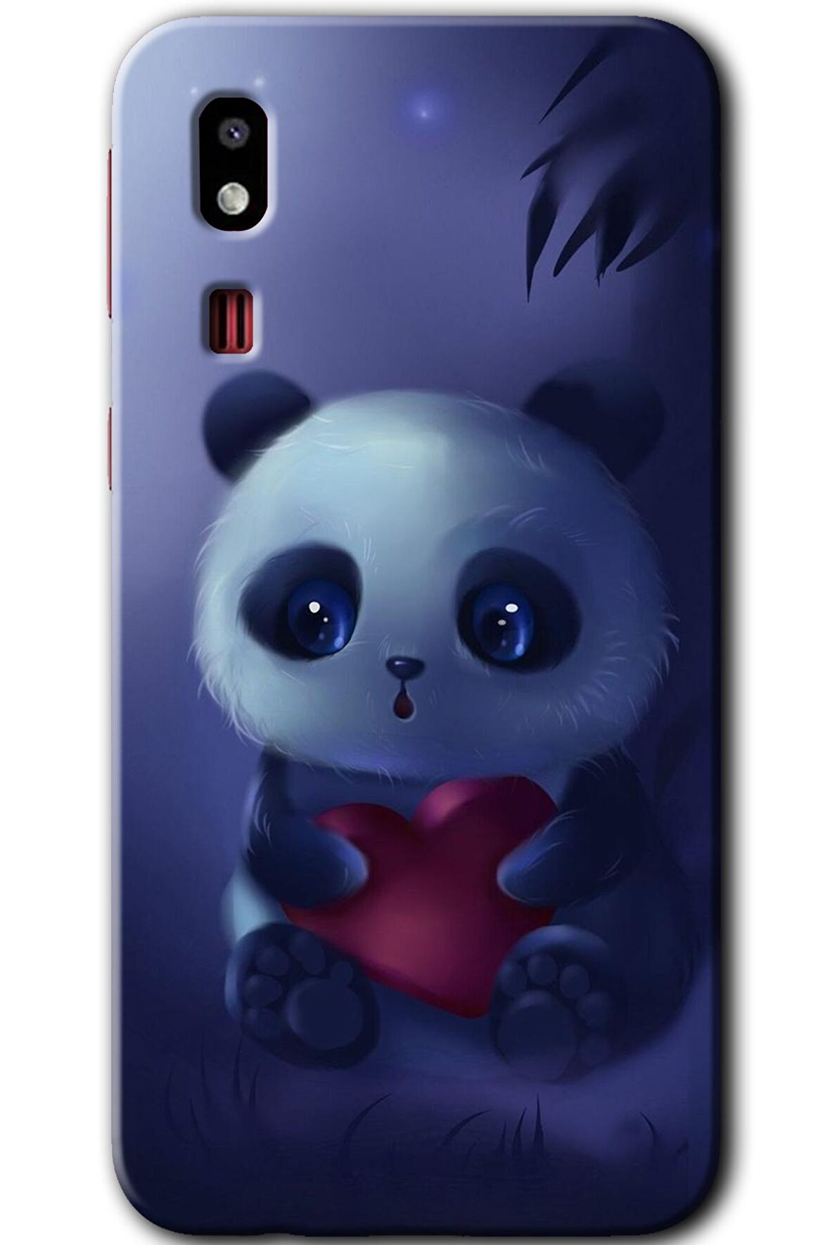 Galaxy A2 Core Kılıf HD Desen Baskılı Arka Kapak - Bebek Panda 