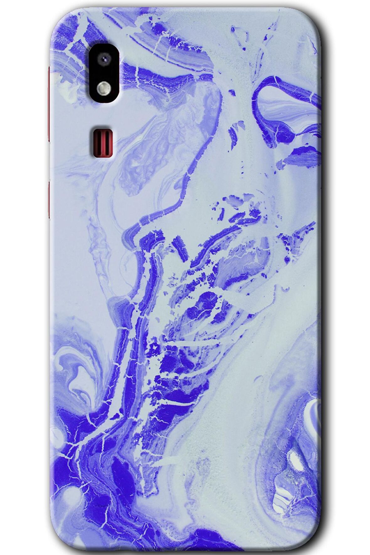 Galaxy A2 Core Kılıf HD Desen Baskılı Arka Kapak - Cranny Liquid Wall 