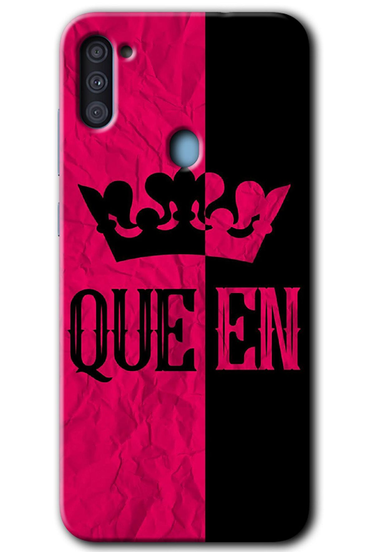 Galaxy M11 Kılıf HD Desen Baskılı Arka Kapak - Queen 