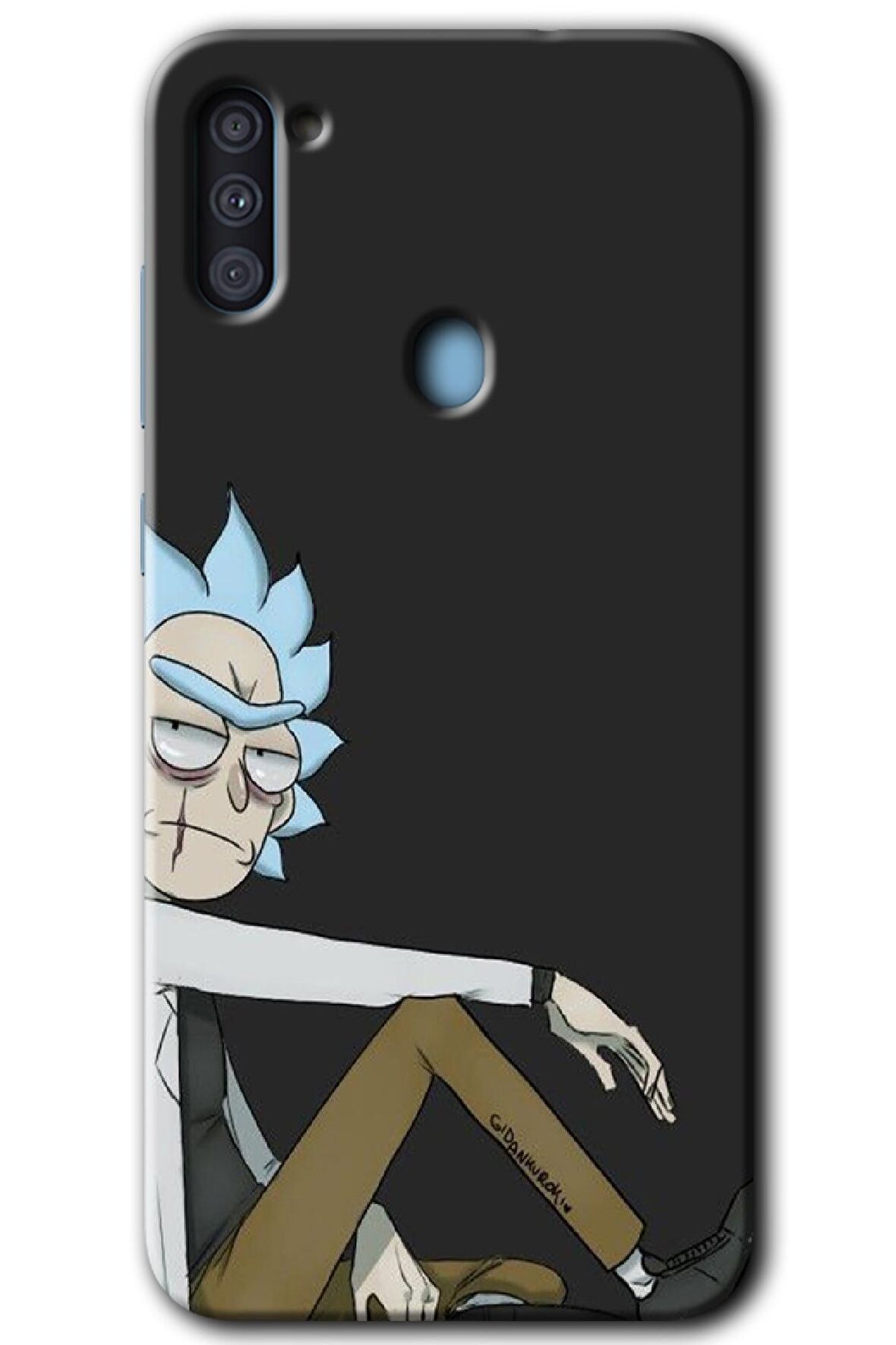Galaxy M11 Kılıf HD Desen Baskılı Arka Kapak - Rick 