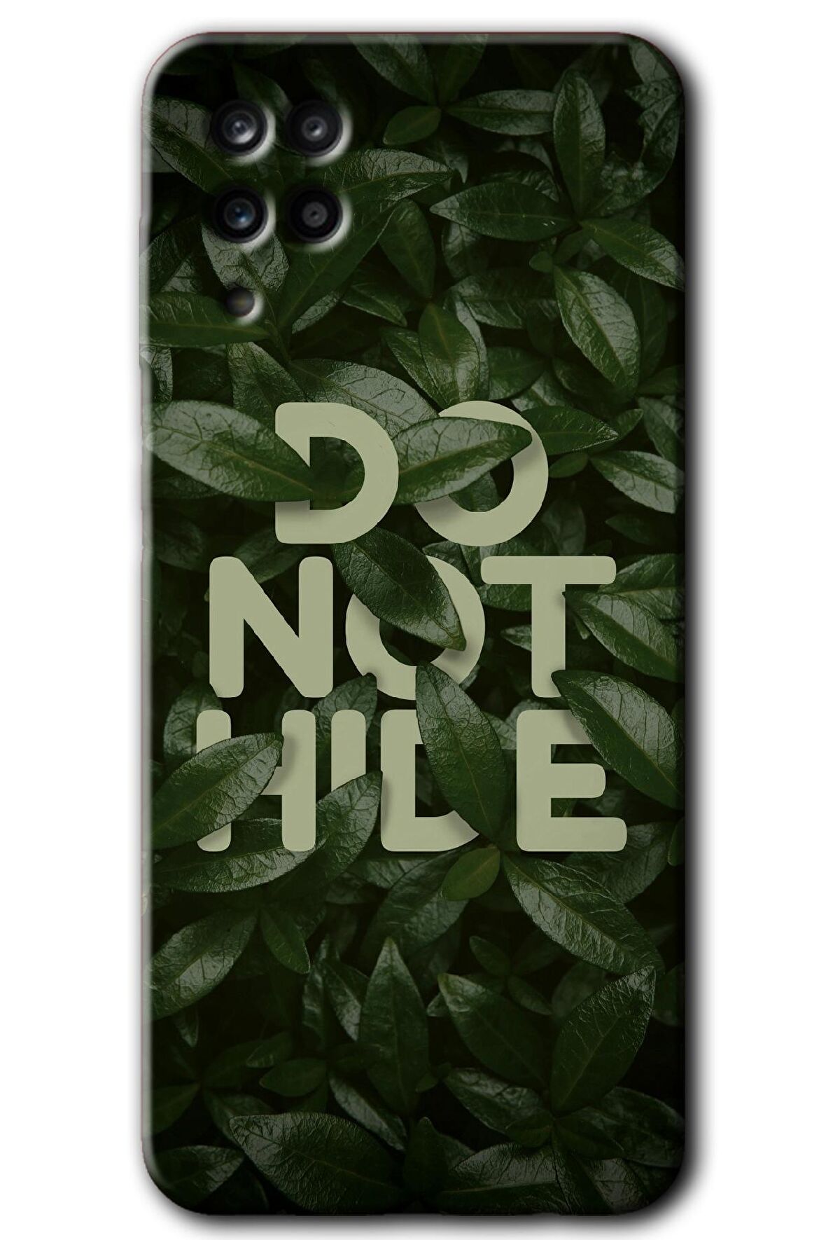 Galaxy M12 Kılıf HD Desen Baskılı Arka Kapak - Do Not Hide 