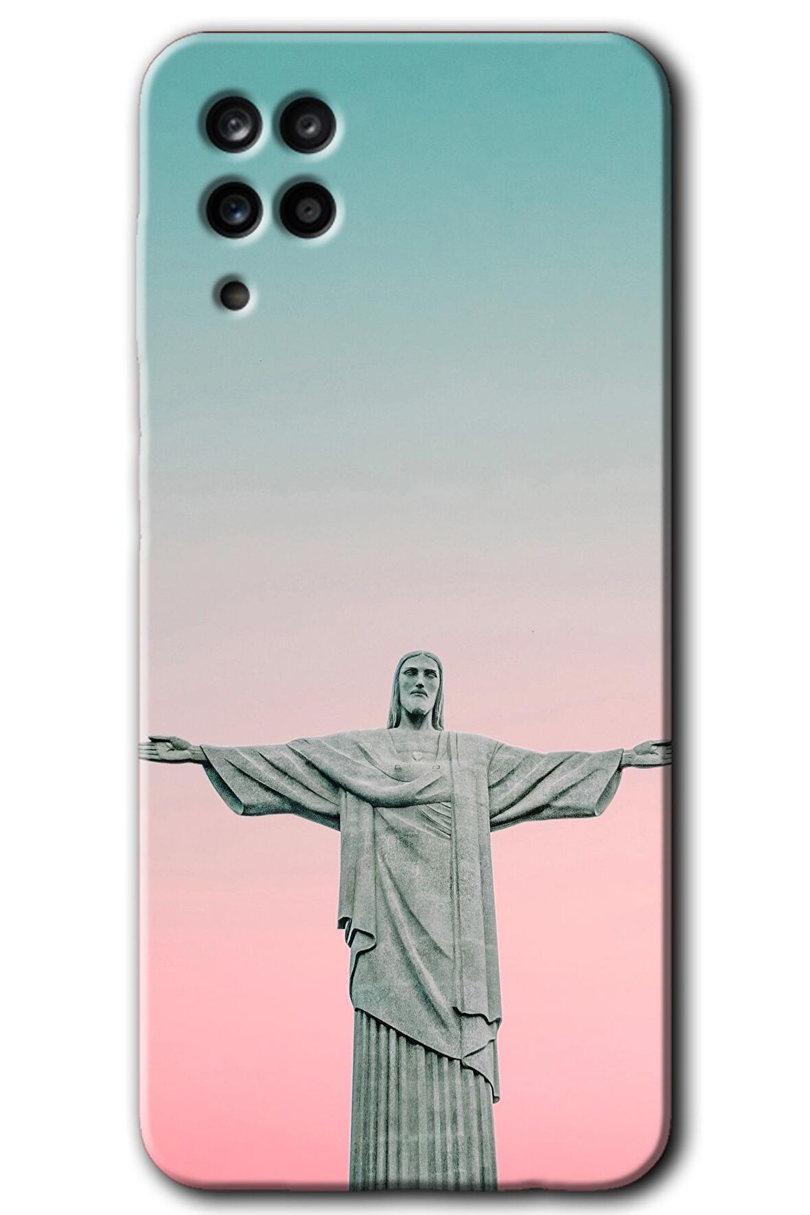Galaxy M12 Kılıf HD Desen Baskılı Arka Kapak - Rio 