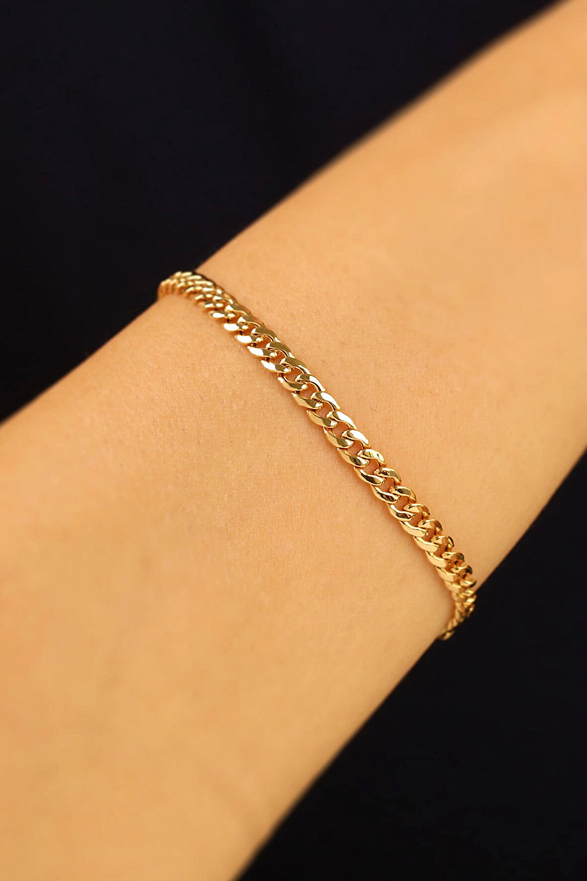 İnce Gurmet Altın Bileklik