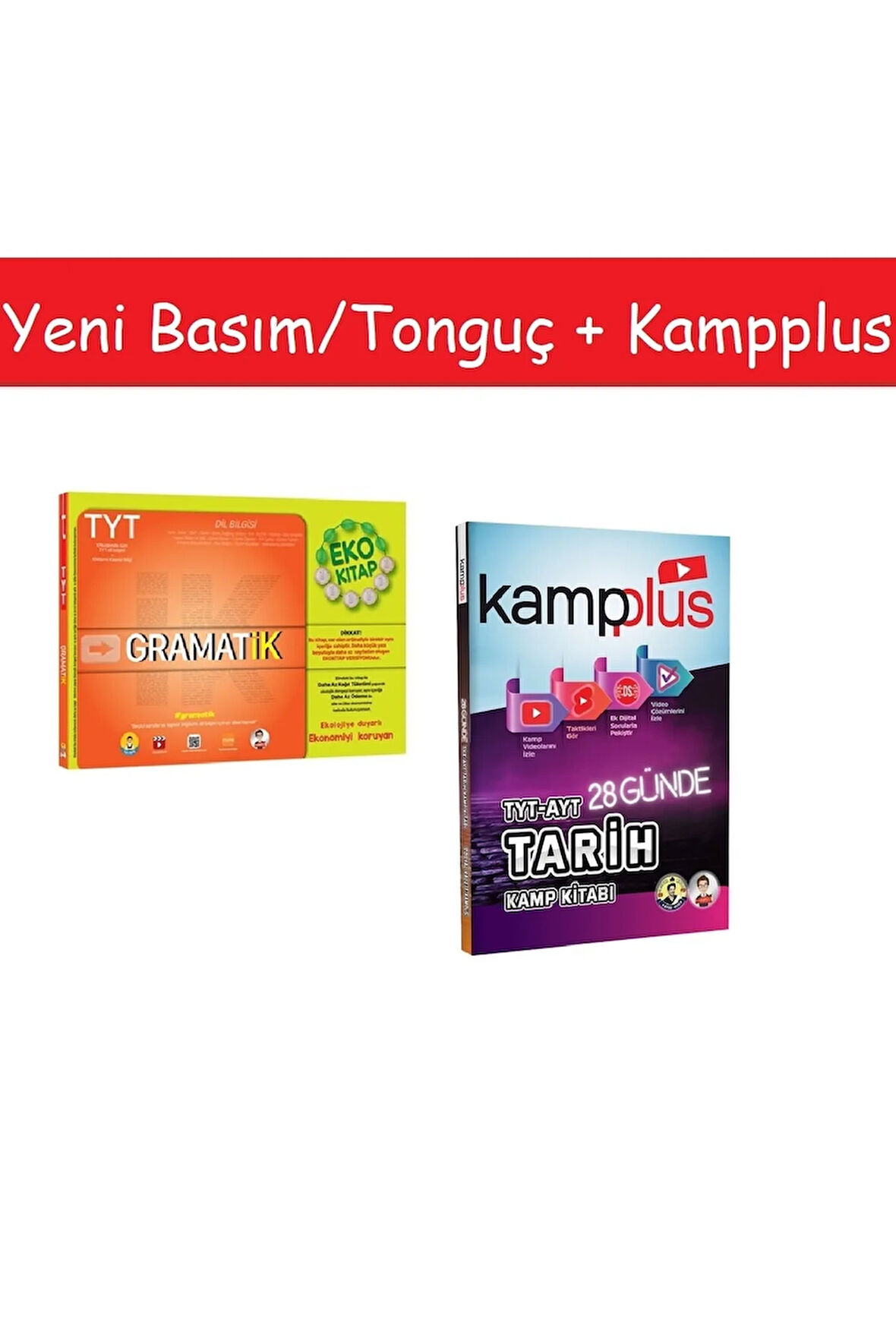 Tonguç Tyt Gramatik Eko & Kampplus 28 Günde Tyt-ayt Tarih Kampı