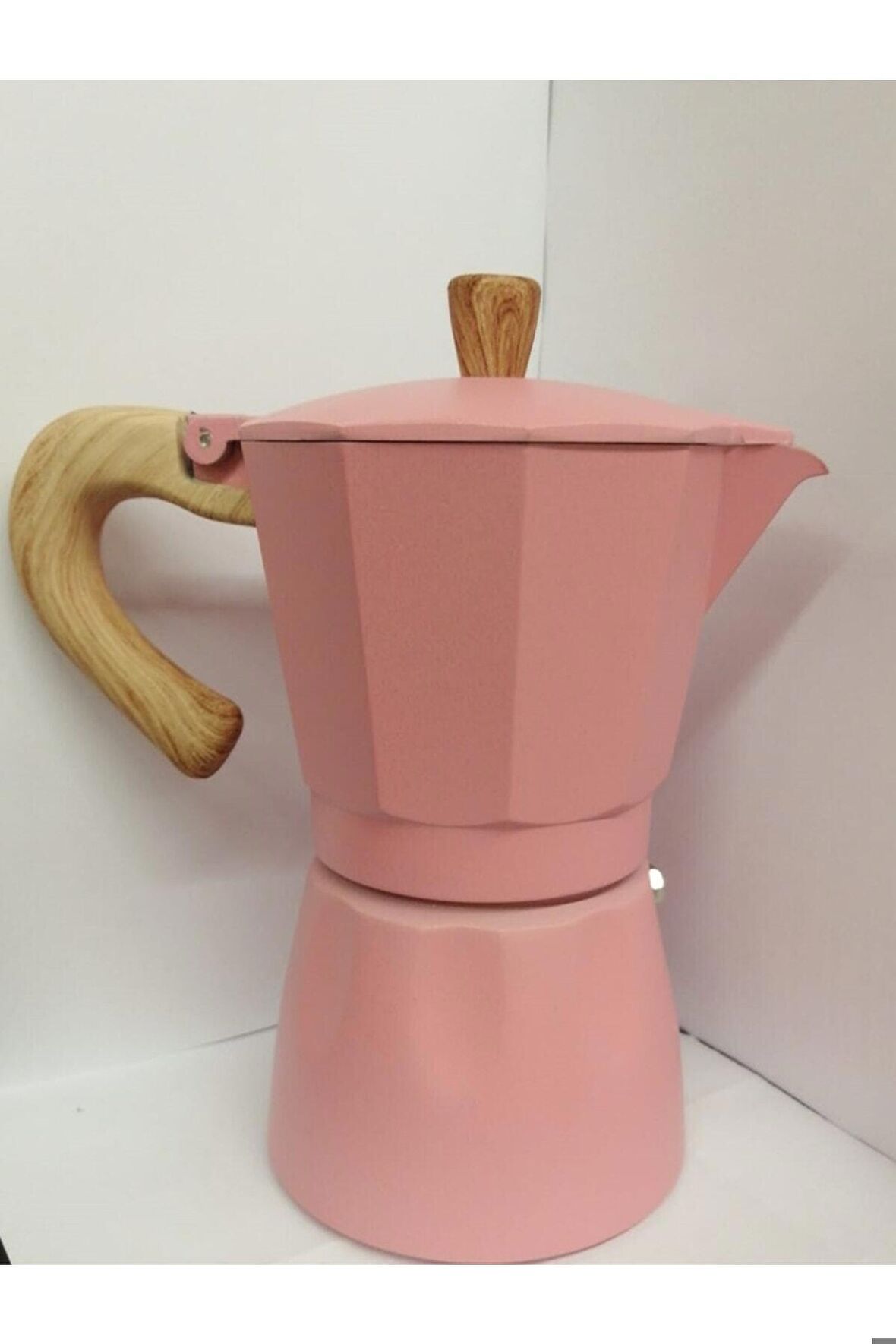 Aloha Moka Pot Pembe 300ml 6 Cup