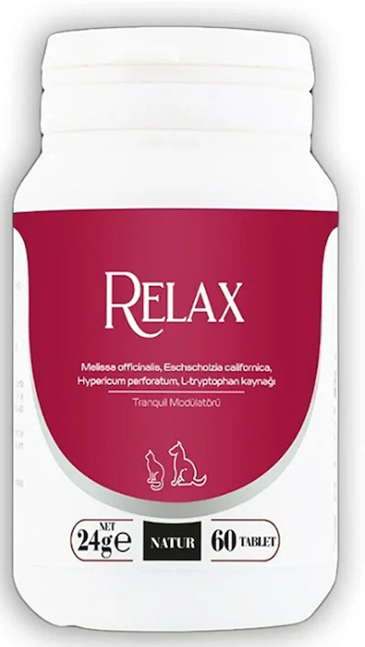 Natur Natur Relax Kedi Köpek Sakinleştirici 60 Tablet