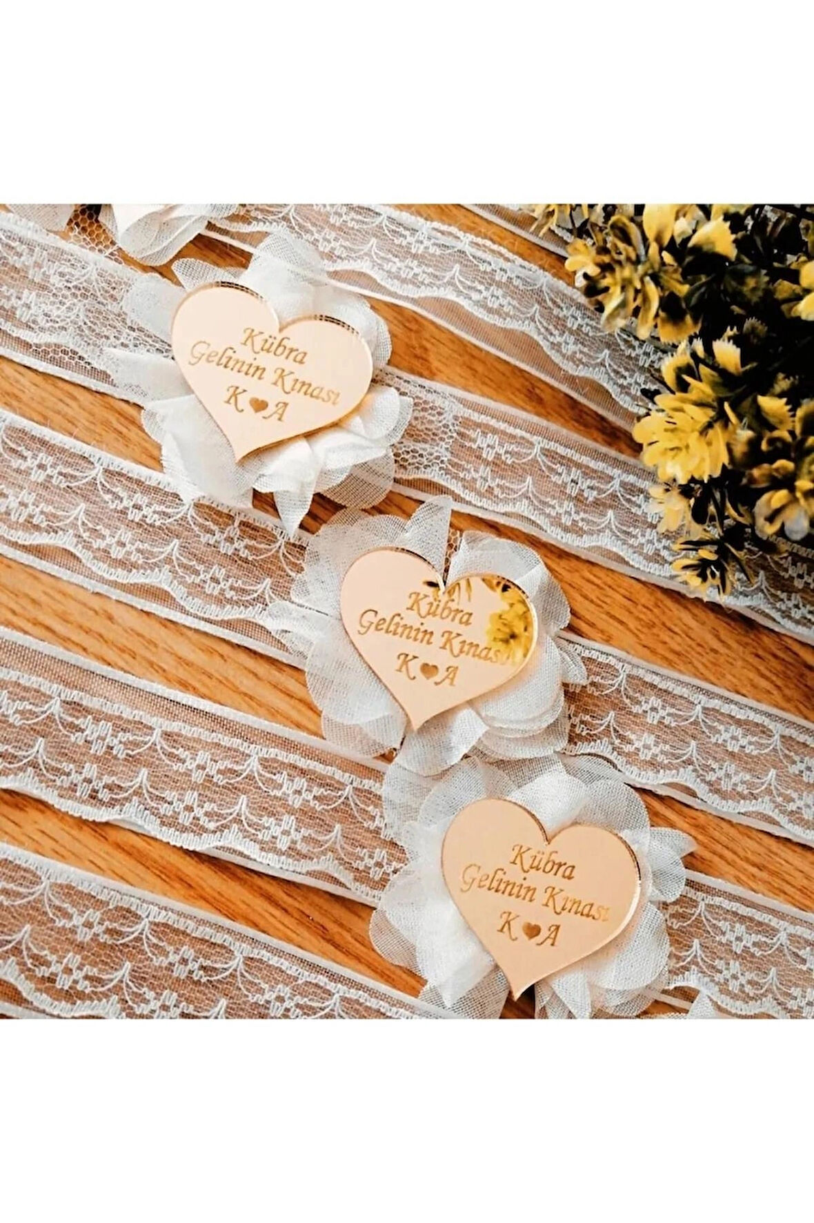 Nedime Bilekliği Kalpli Model 10 Adet