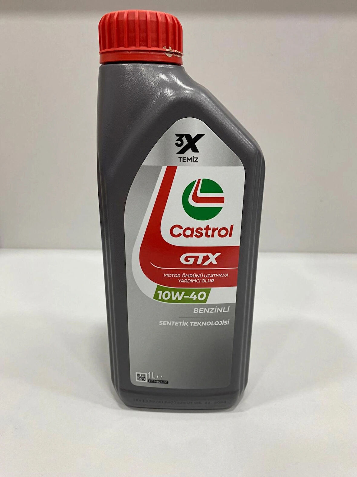 Castrol GTX 10W-40 1Litre Motor Yağı (2024 üretim)