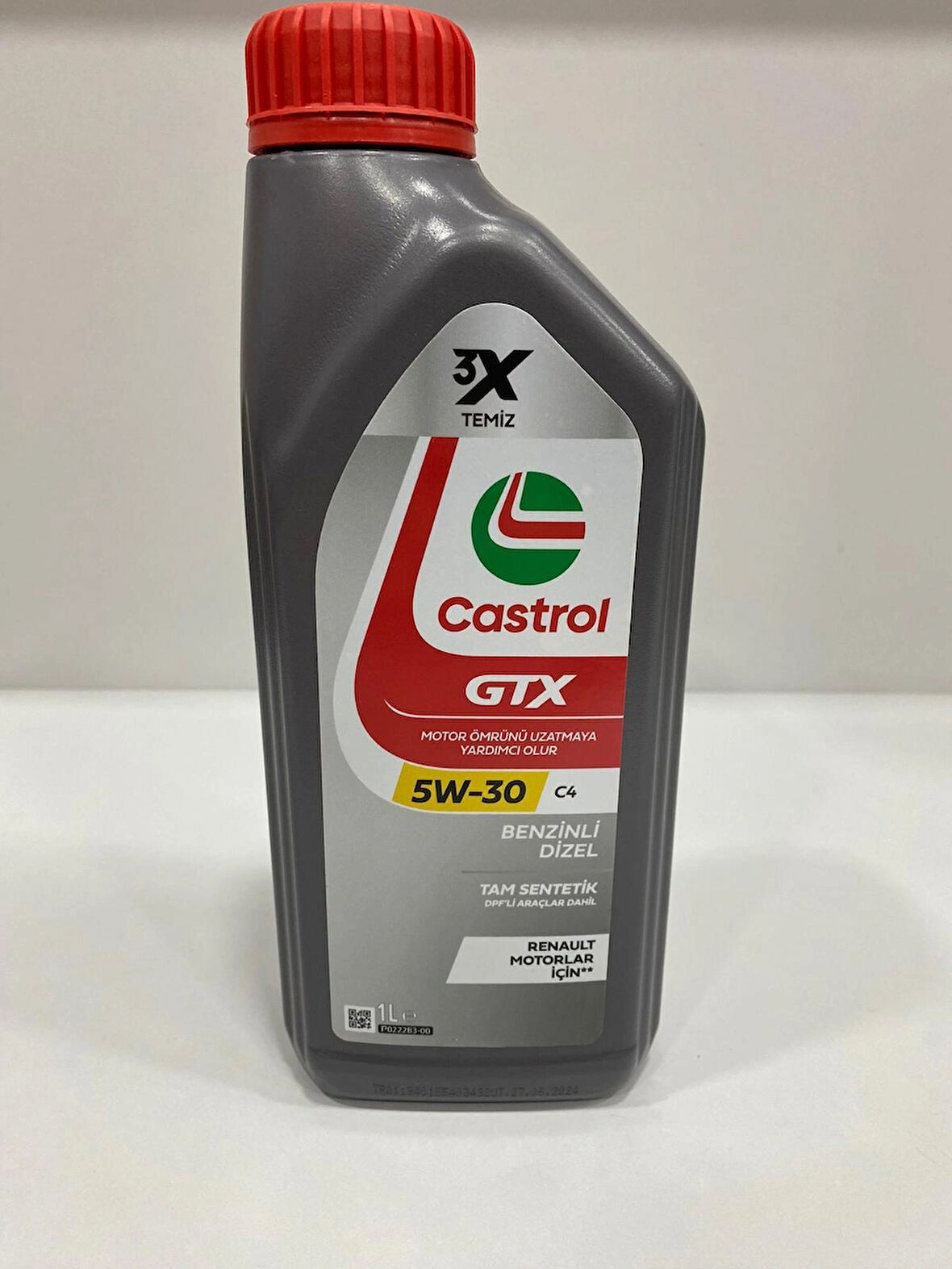 Castrol GTX 5W-30 1Litre Motor Yağı (2024 üretim)