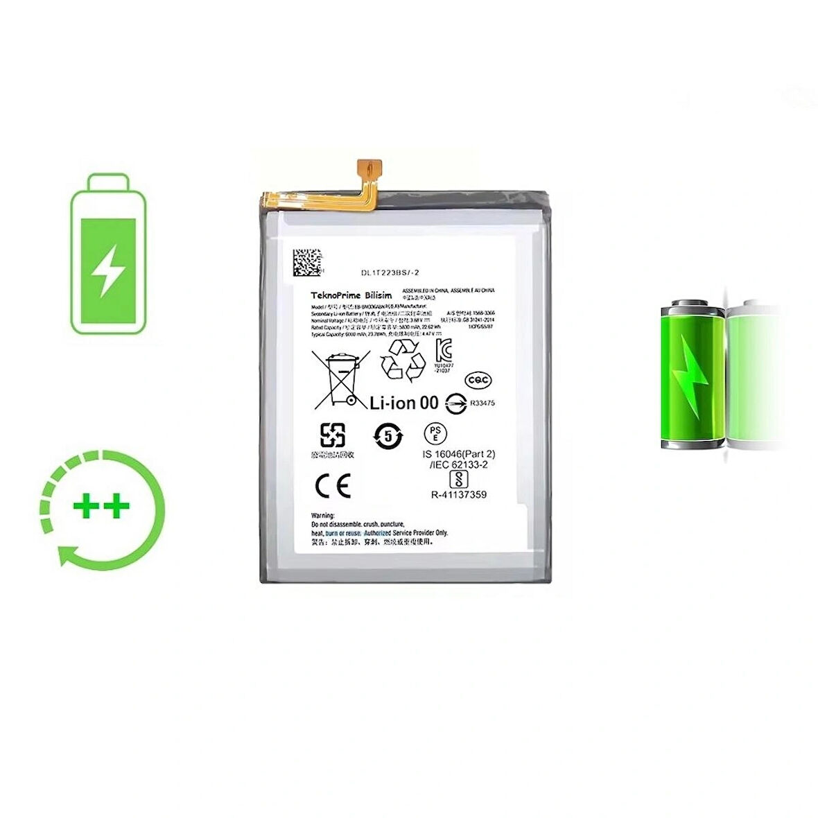 Samsung Galaxy M33 5G M336 ile Uyumlu Güclendirilmis İthal Pil Batarya