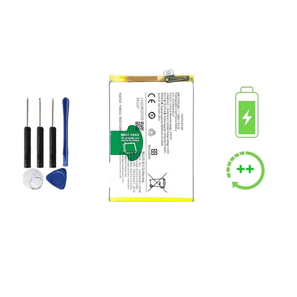 Vivo Y21s İle Uyumlu  Güclendirilmis İthal Pil Batarya B-S1