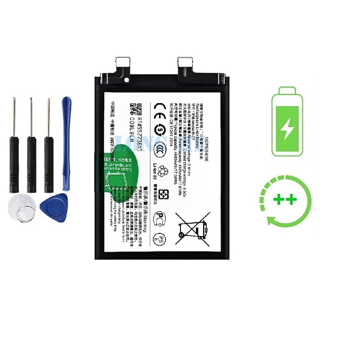 Vivo V29 5G İle Uyumlu  Güclendirilmis İthal Pil Batarya V2250 B-Z7