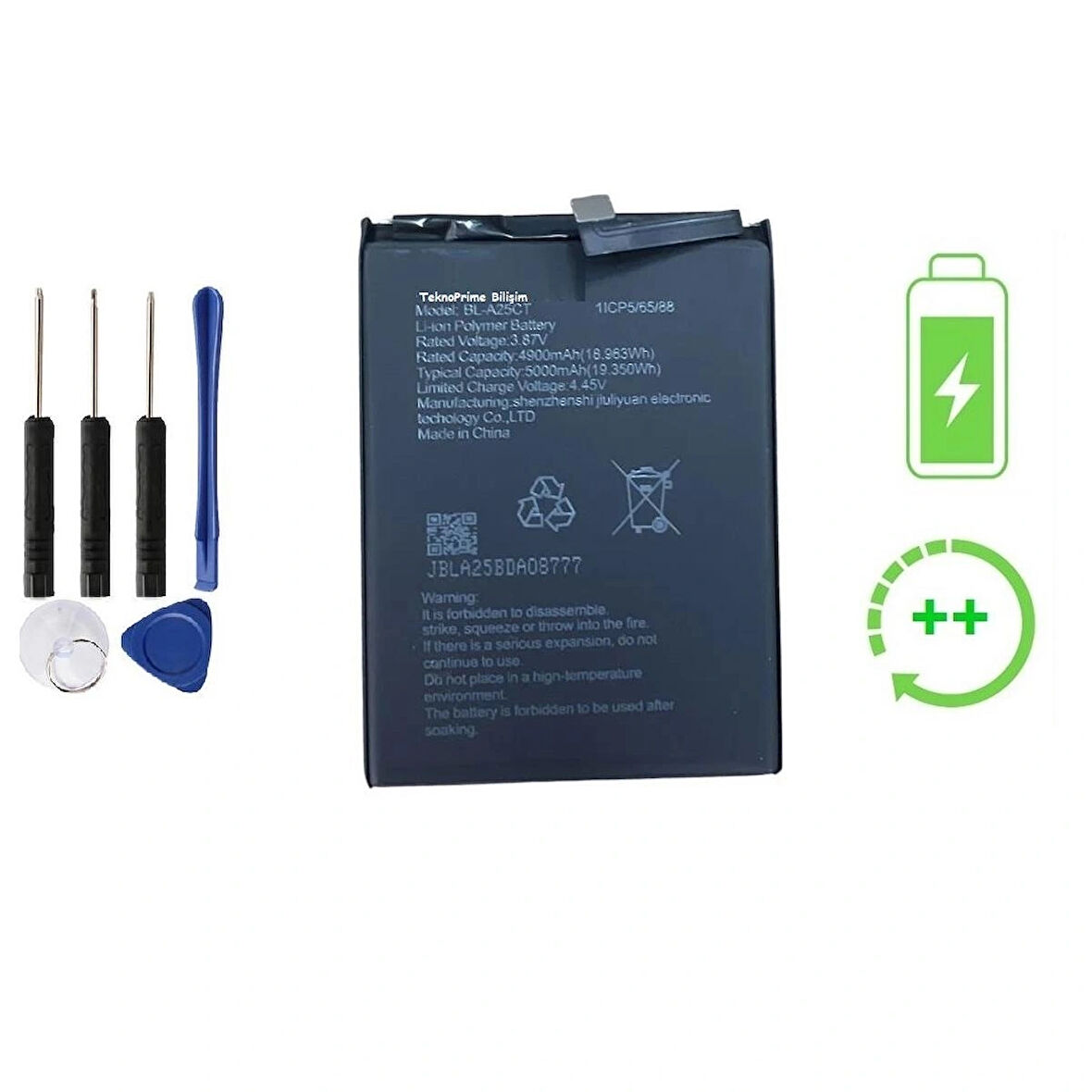 General Mobile GM21 Pro İle Uyumlu  Güclendirilmis İthal Pil Batarya