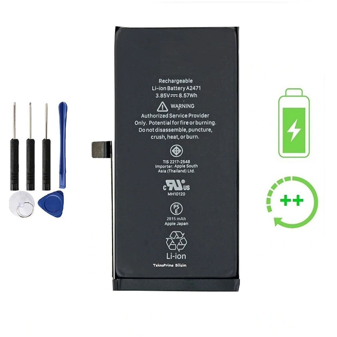 İphone 12 İle Uyumlu Güclendirilmis İthal Pil Batarya
