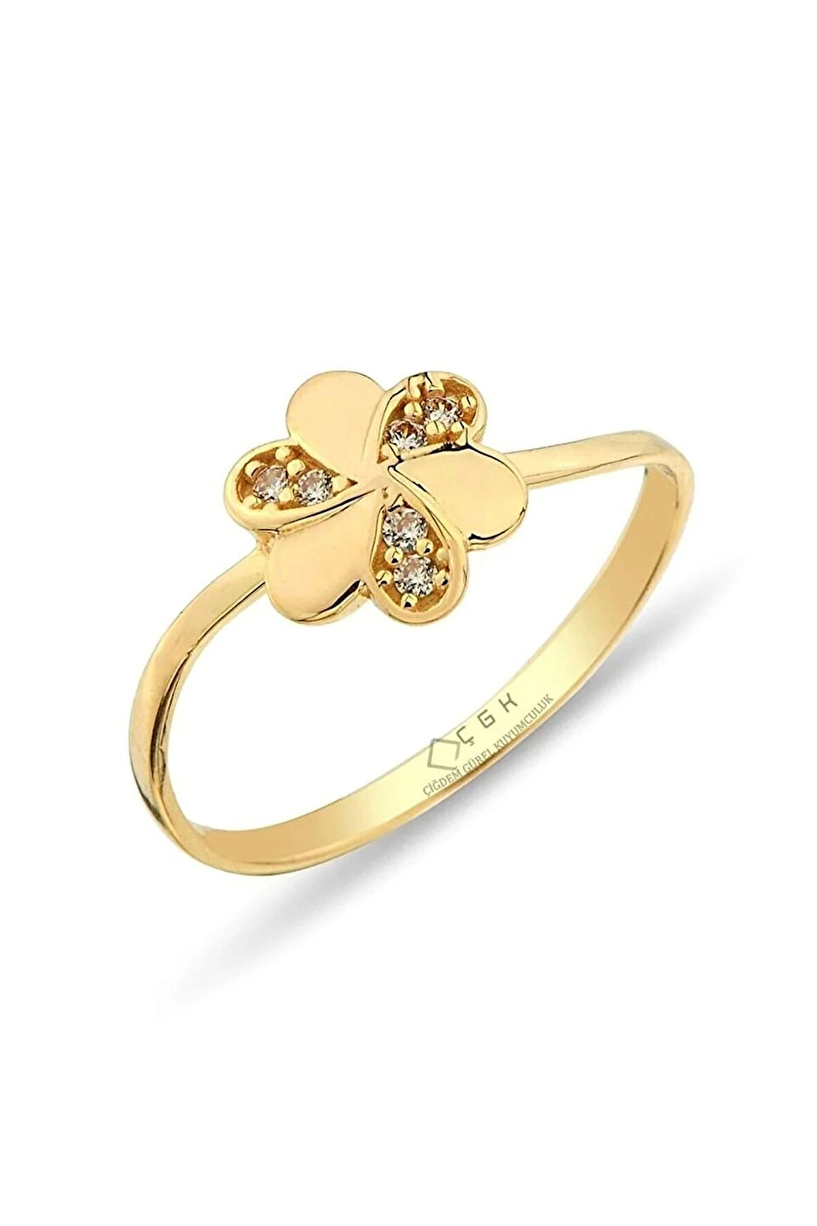 Çiçek Altın Yüzük