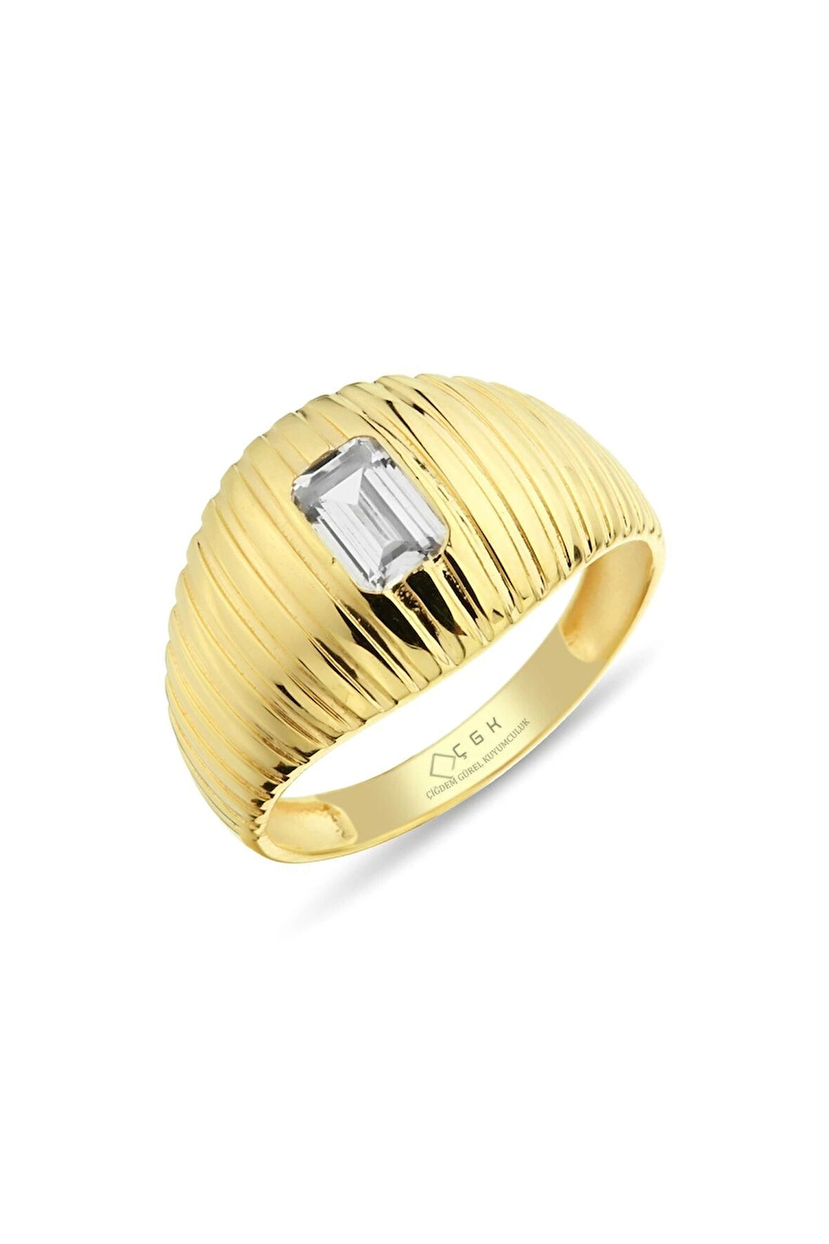 Baget Altın Yüzük Zy0252