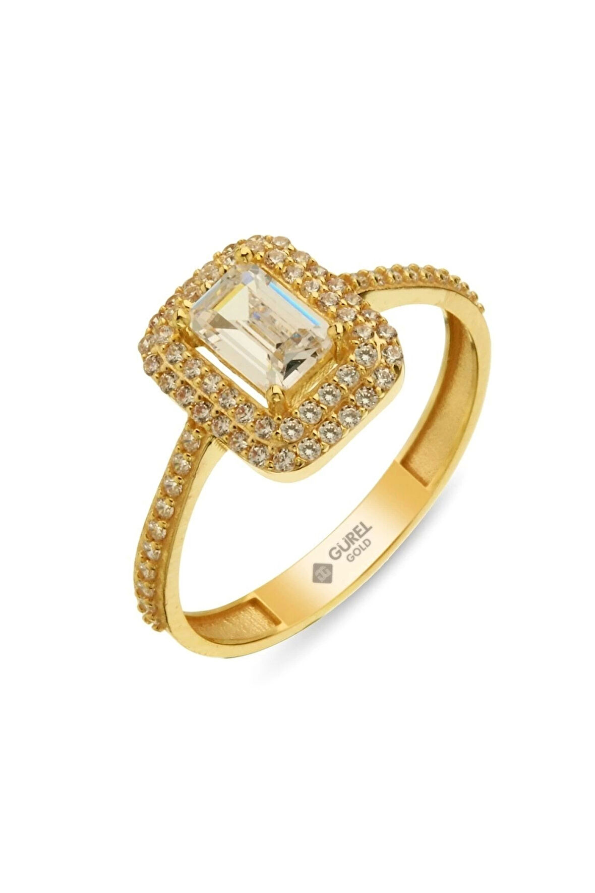 Baget Altın Yüzük Zy0266