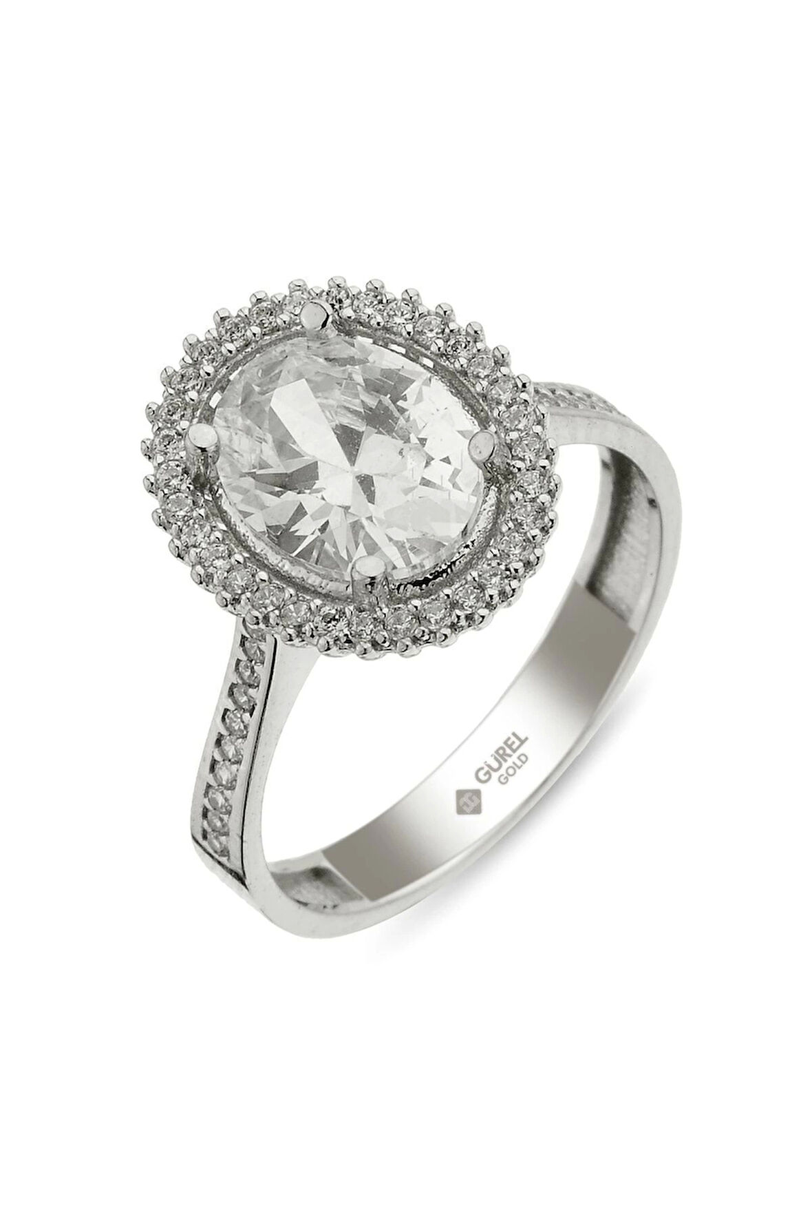 Oval Baget Altın Yüzük Zy0267