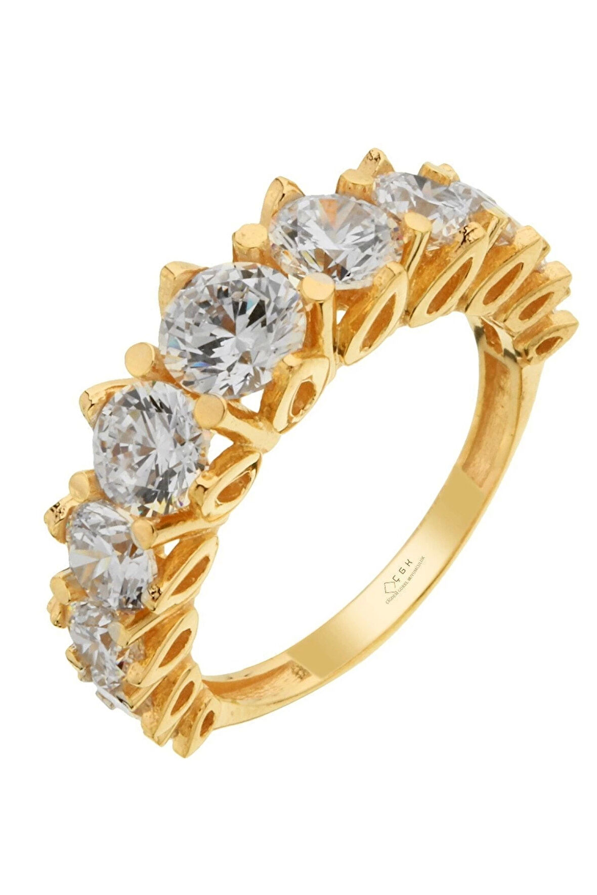 Sevgililer Günü Beştaş Altın Yüzük Zybt011