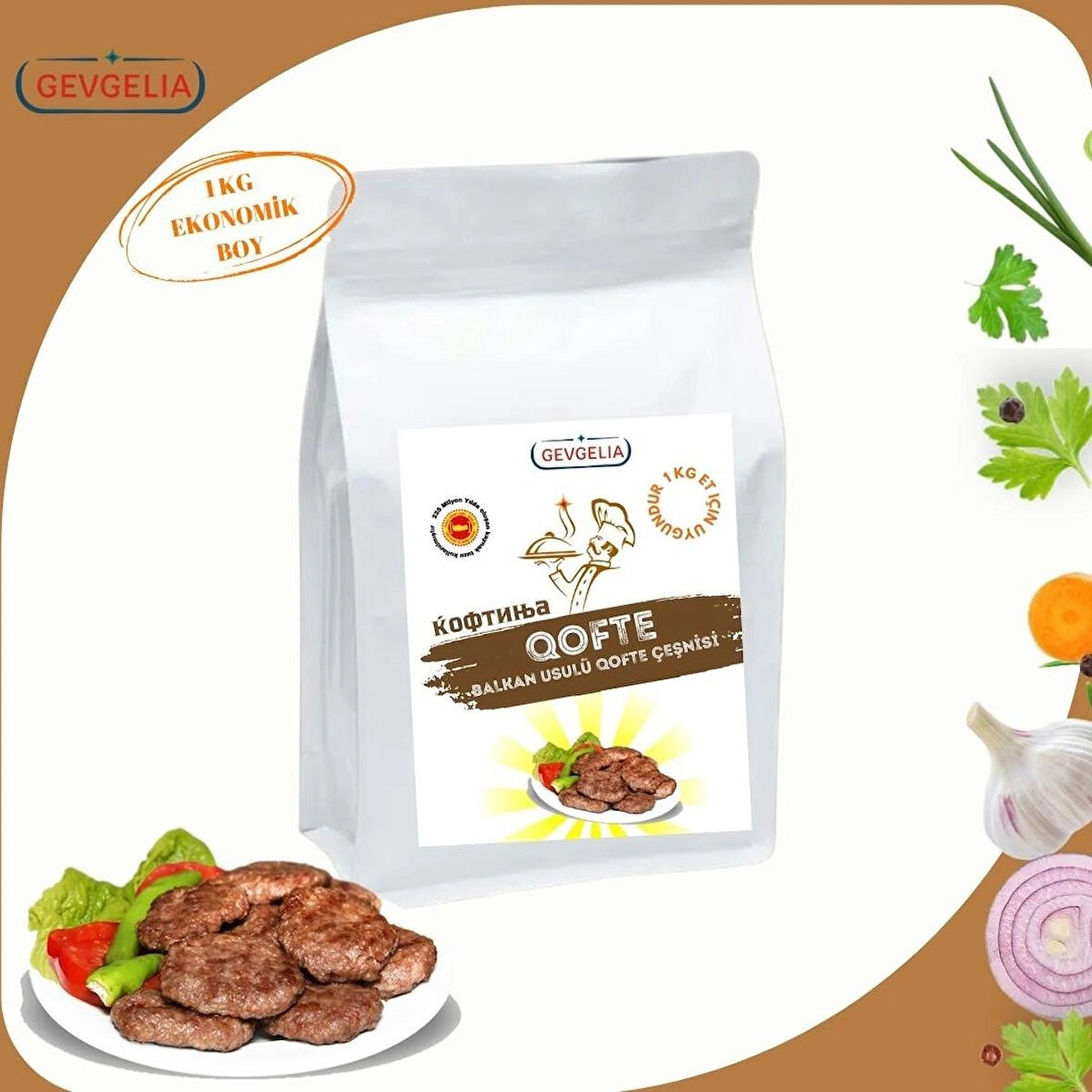 GEVGELIA POLJE QOFTE ÇEŞNİSİ 1 KG EKONOMİK BOY