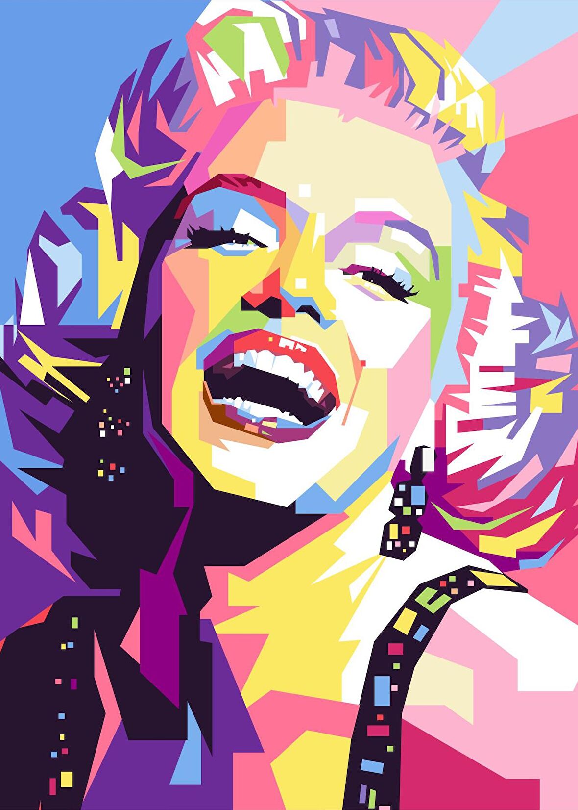 Marilyn Monroe 1000 Parça Ahşap Puzzle Yapboz