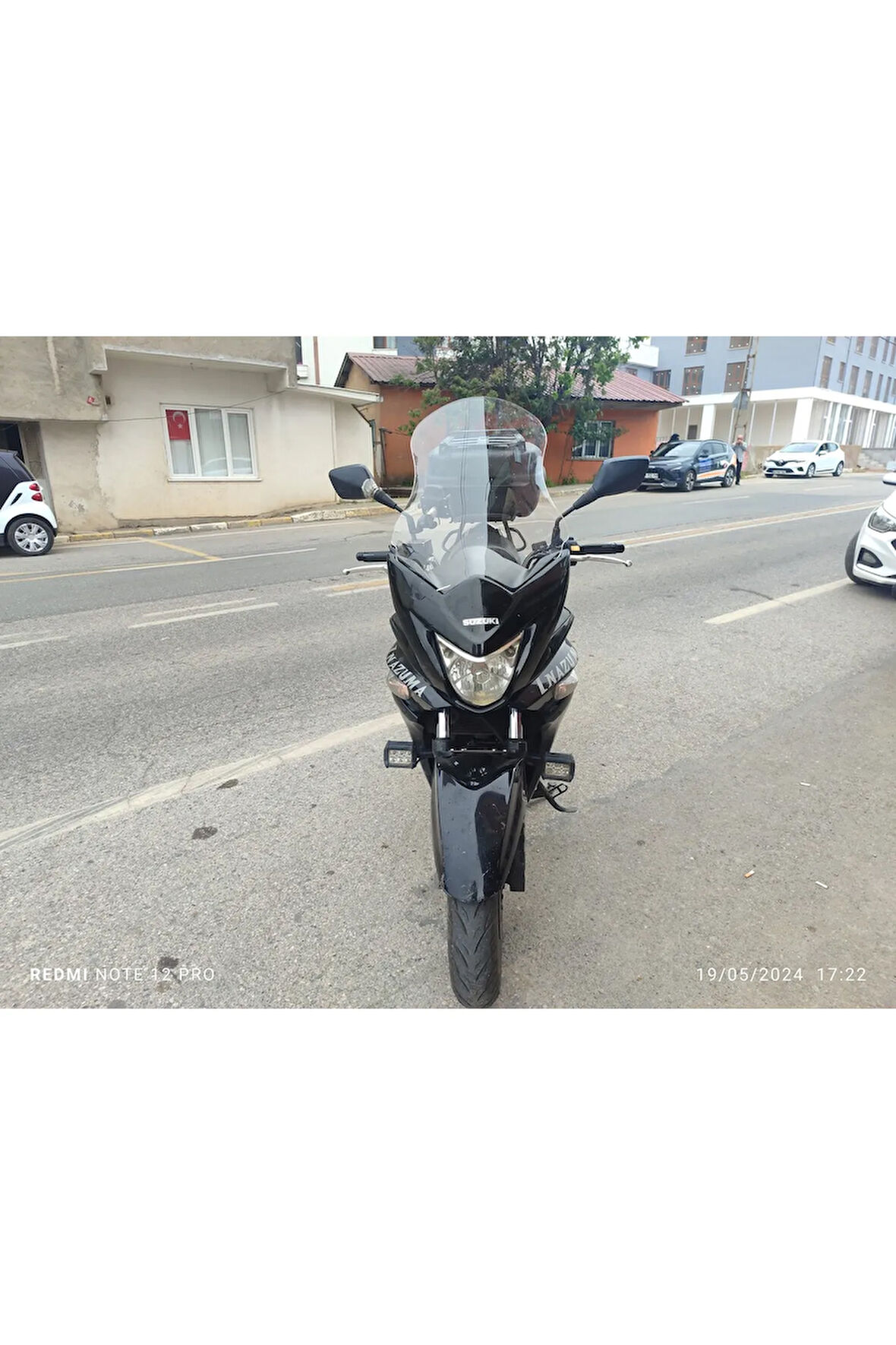Suzuki İnazuma GW 250F Siperlik Ön Cam 2014-2017 Model 50cm Şeffaf Renkli 4mm