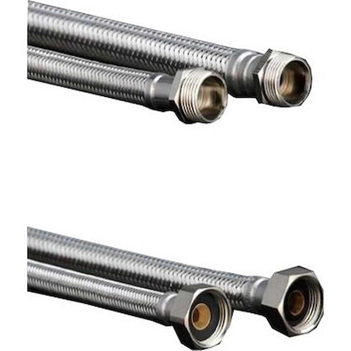 40 Cm 3/8 3/8 Nipelli Flex Bağlantı Hortumu 