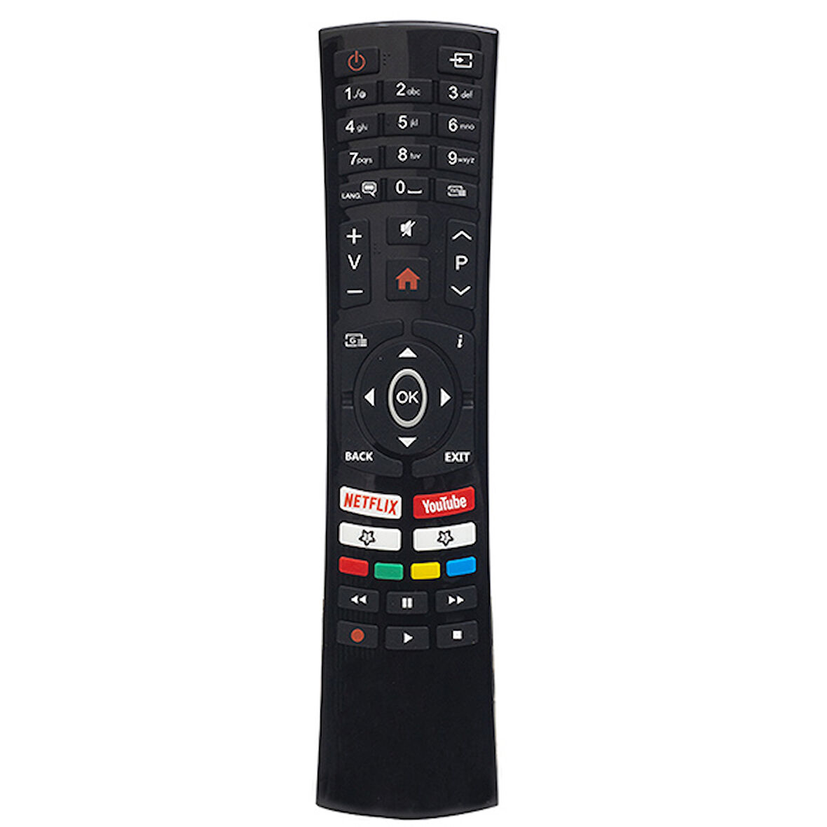 VESTEL NETFLIX YOUTUBE TUŞLU LCD LED TV KUMANDA LCD 12651 12652